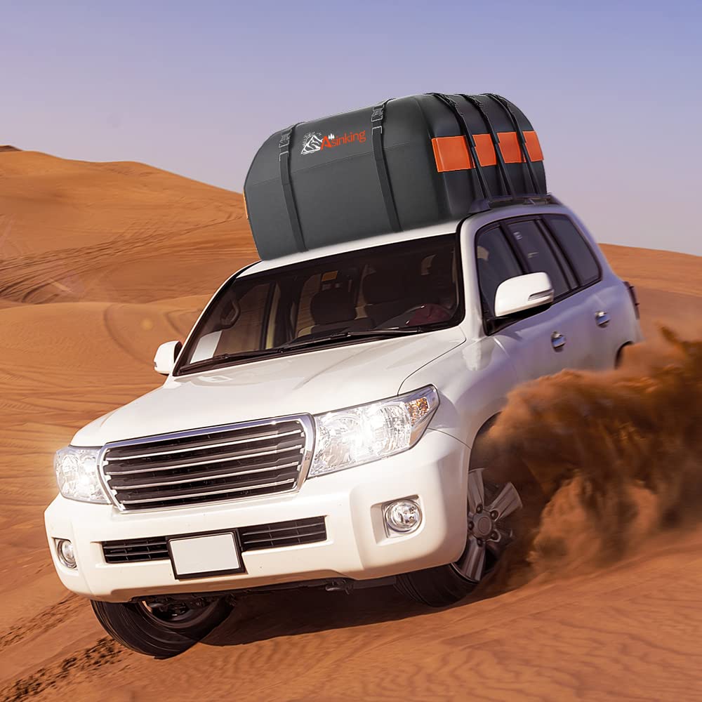 Asinking 21 Cubic Feet Waterproof Car Roof Bag