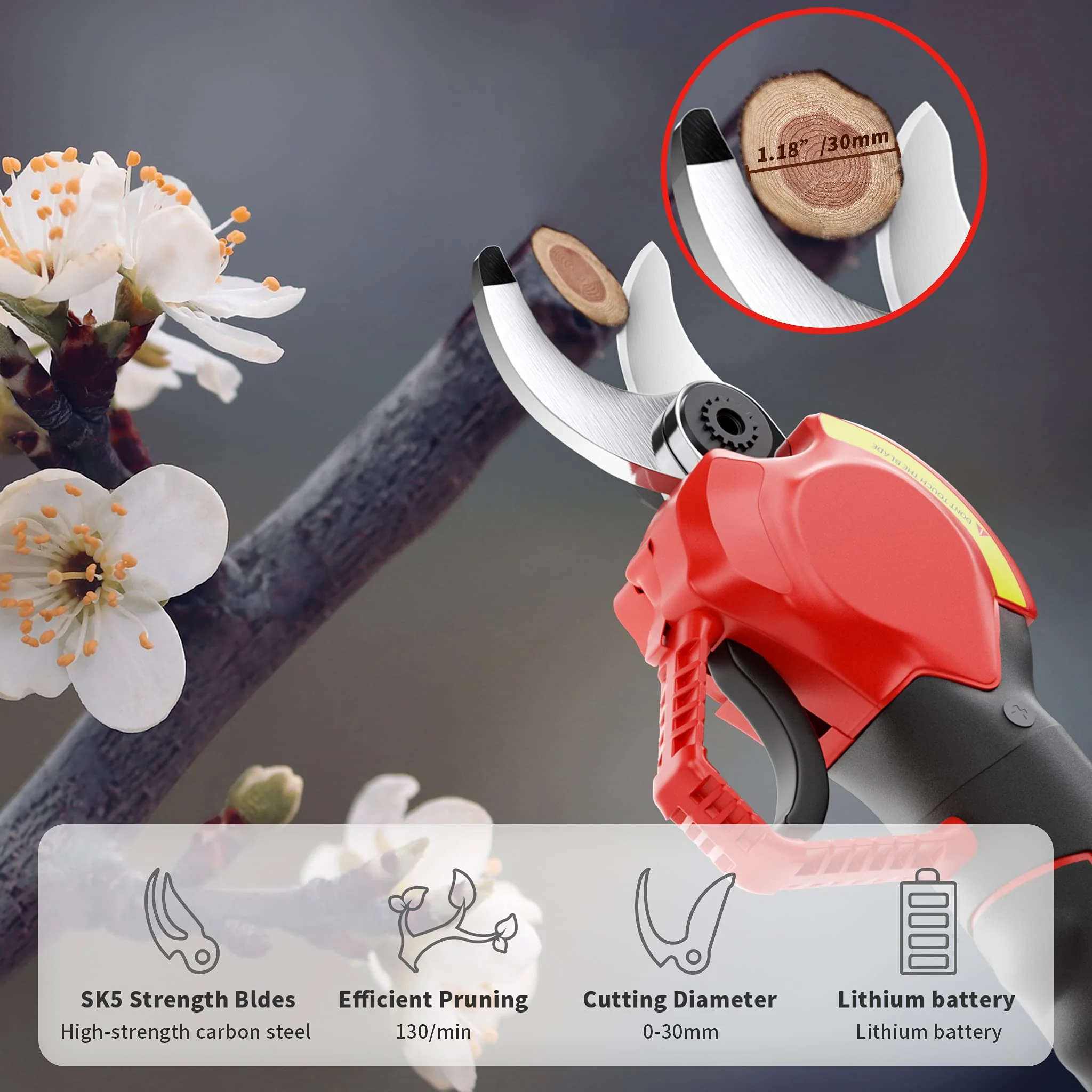 Dragro Professional Cordless Electric Pruning Shears