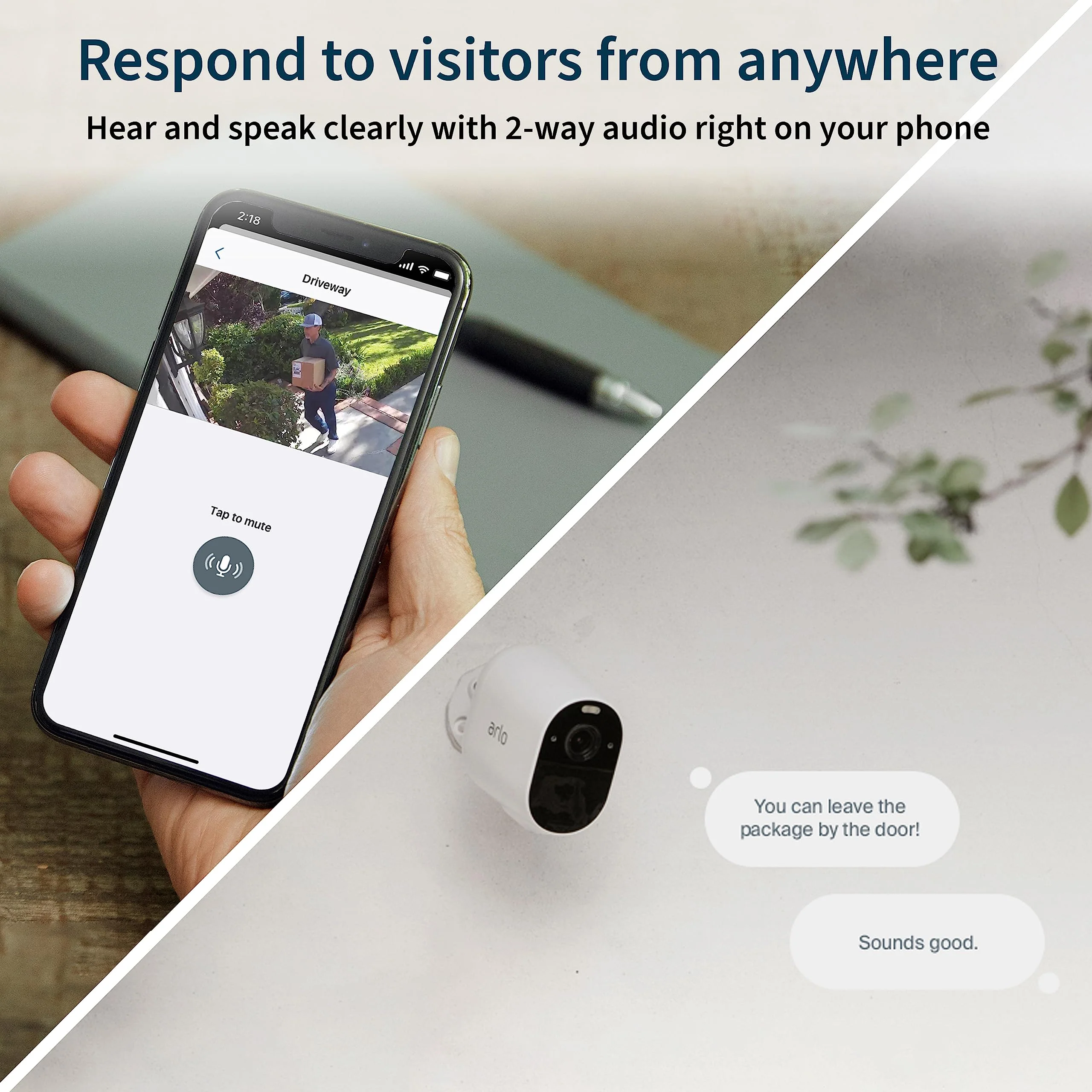 Arlo Essential 2 Count Wireless Spotlight Camera