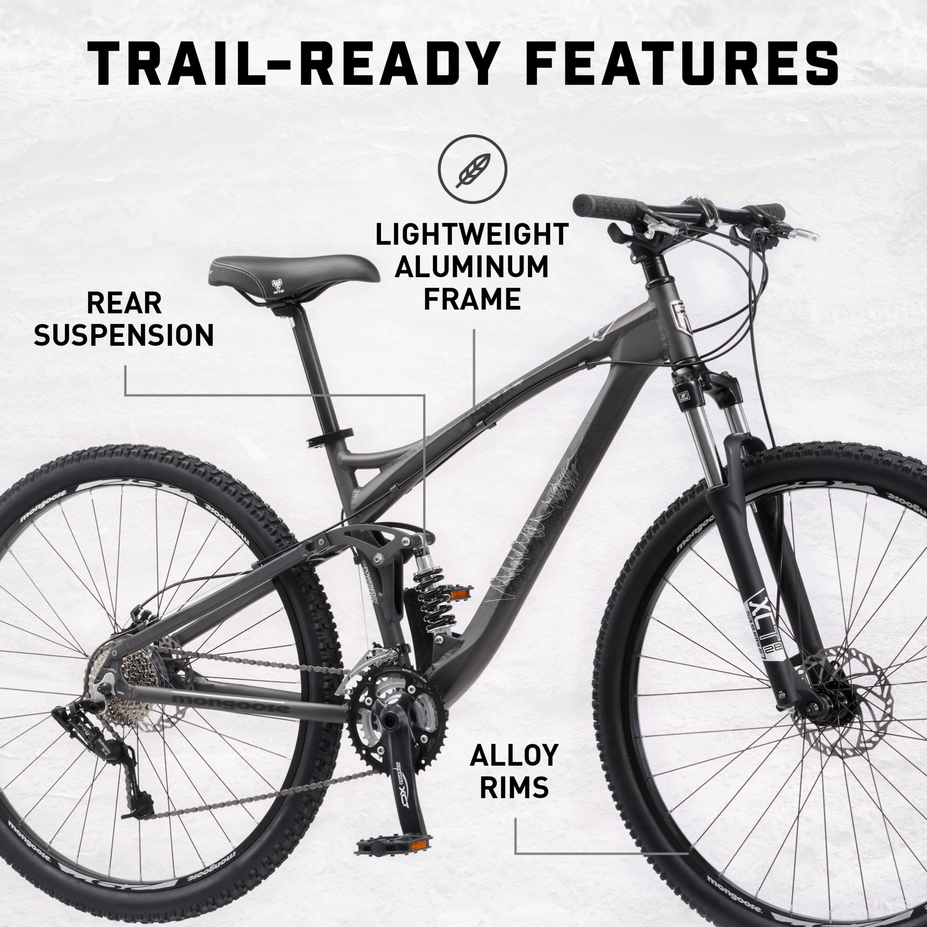 XR-Pro Men's Mountain Bicycle. 29-inch Wheels. 24 Speeds. Black