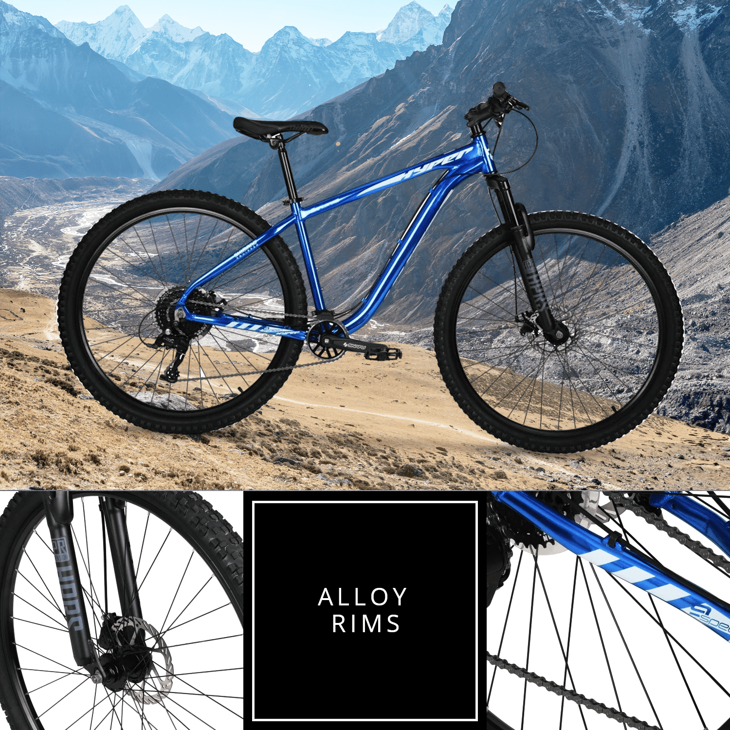 Bicycle Men's 29 Explorer Mountain Bike. Hard Tail. Blue