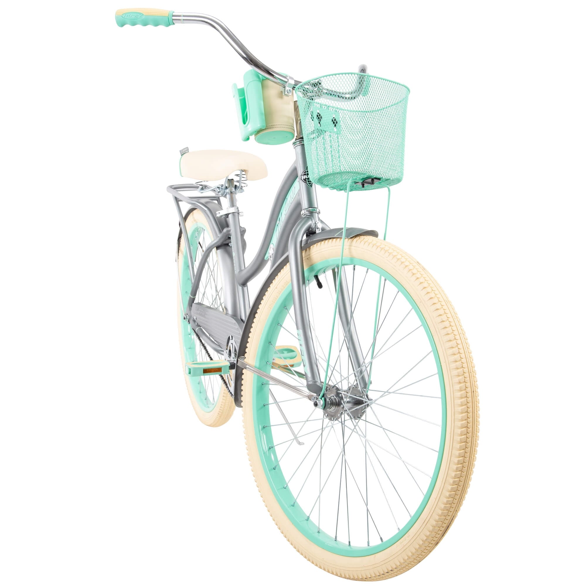 Nel Lusso Classic Cruiser Bike with Perfect Fit Frame. Women's. Gray. 26