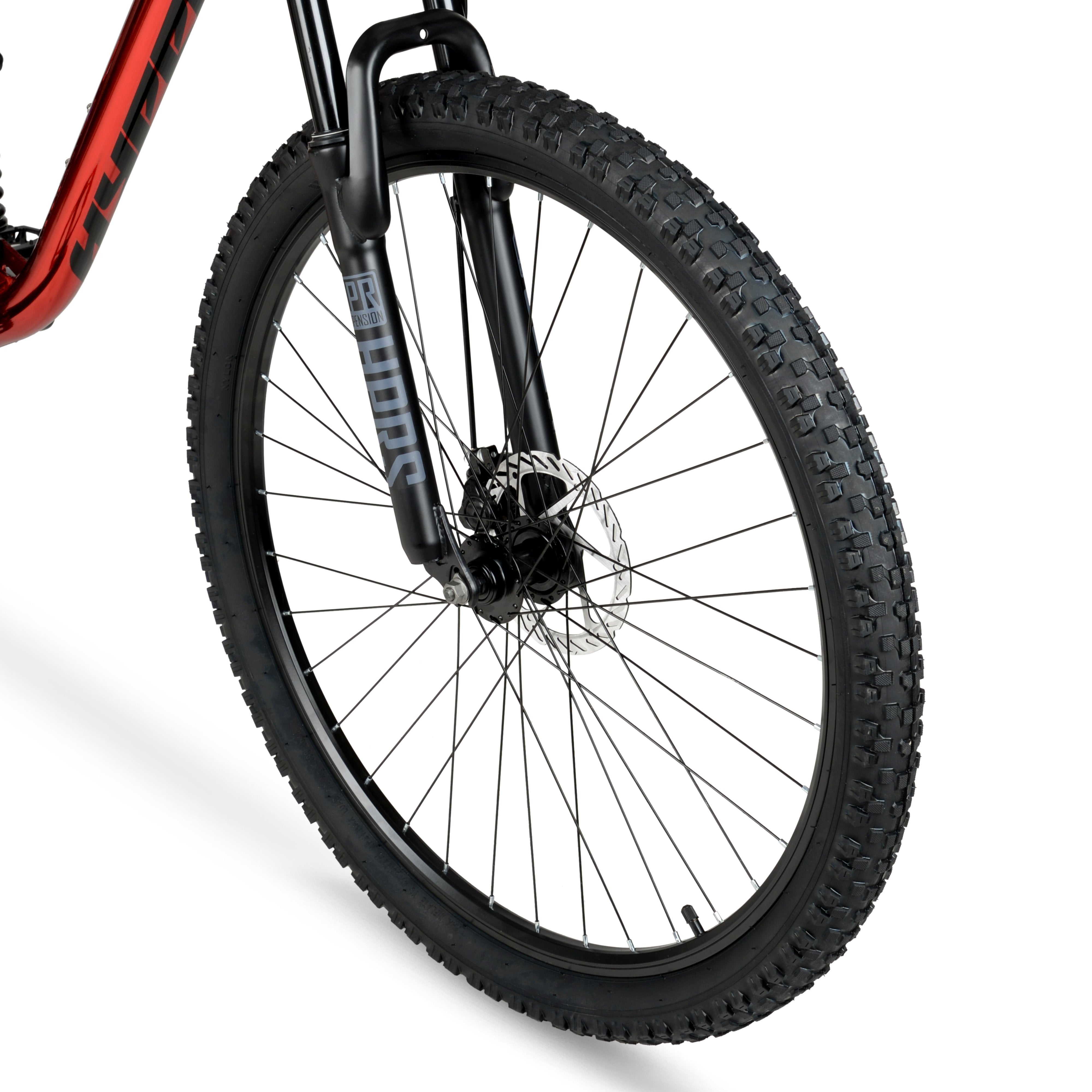 Bicycle Men's 29 In. Explorer Dual Suspension Mountain Bike. Red