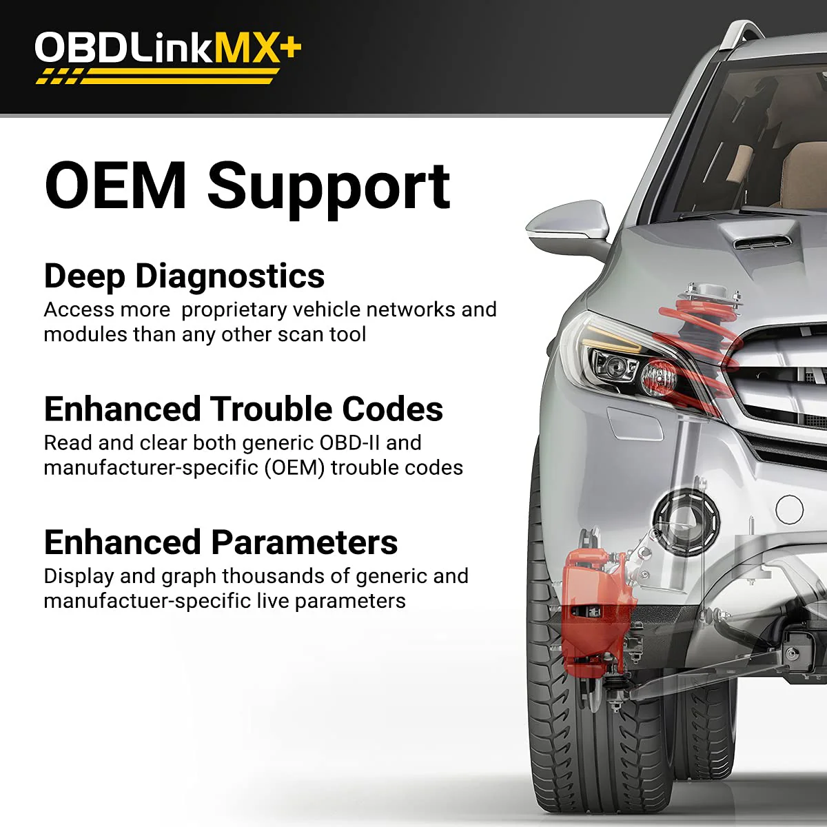 OBDLink Bluetooth Scanner for iPhone. Android. and Windows