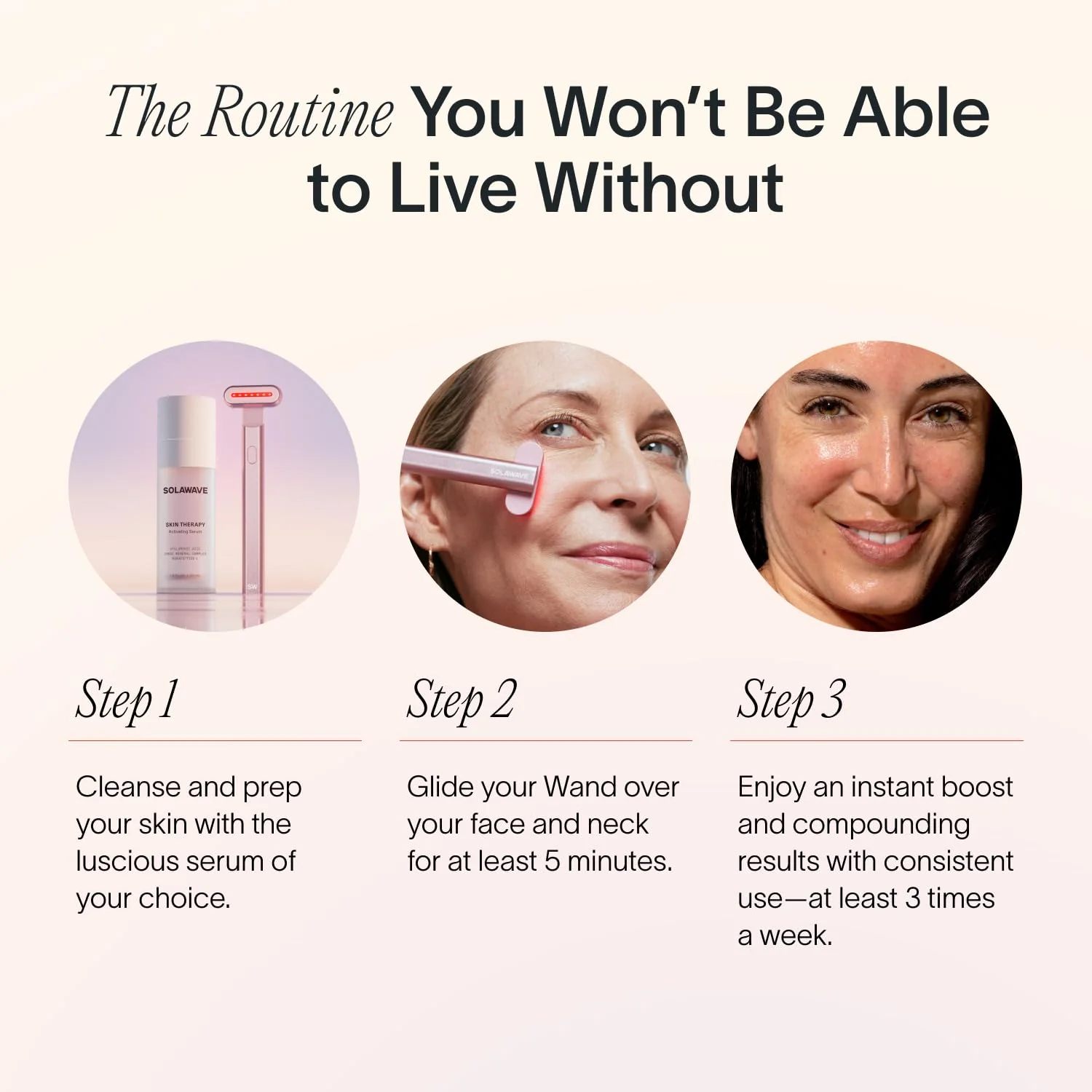 Solawave 4-in-1 Radiant Renewal Wand with Facial Massager