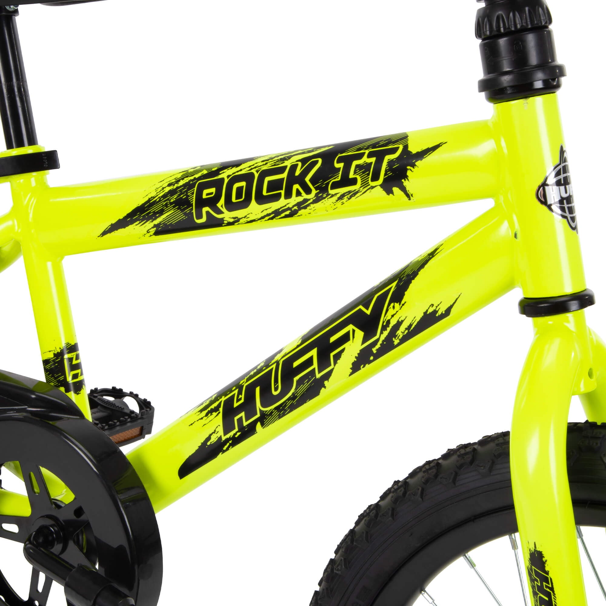 18 in. Rock It Boy Kids Bike. Neon Powder Yellow