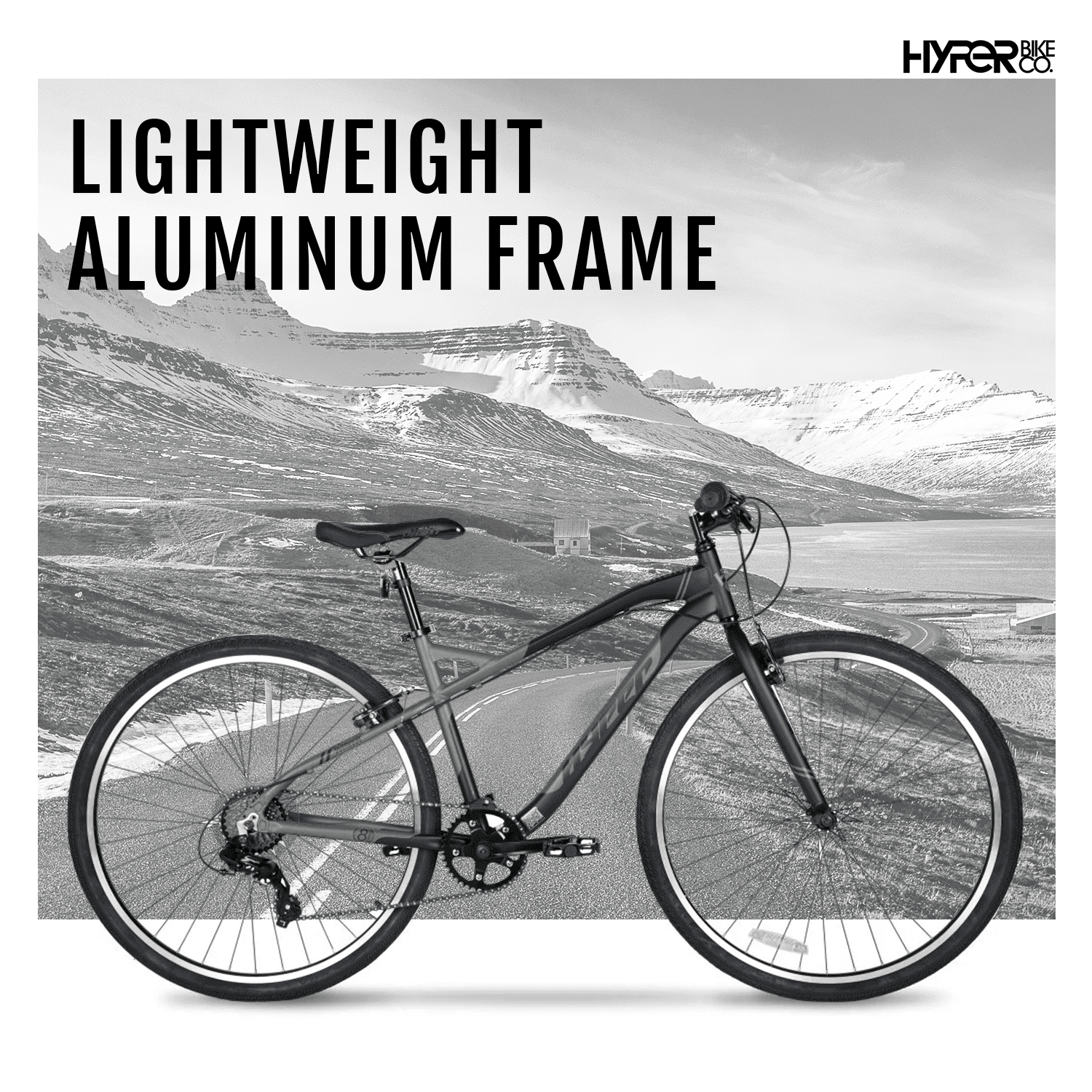 Bicycle 700c Adult Urban Bike. Gray