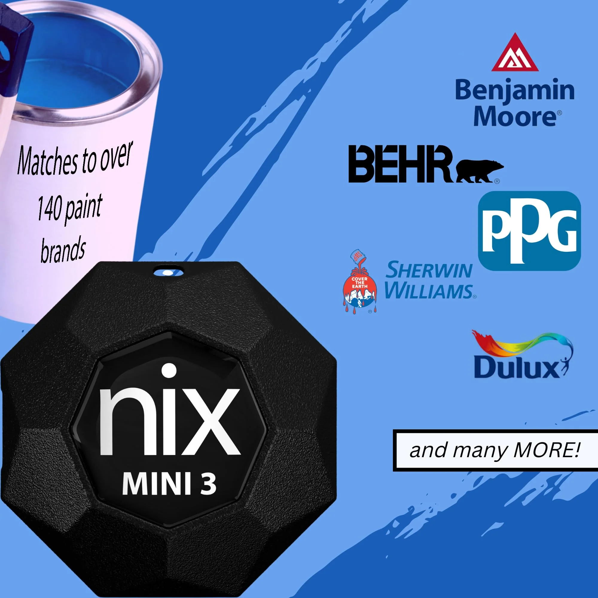 Nix Mini 3 Color Sensor Colorimeter. Portable Color Matching Tool