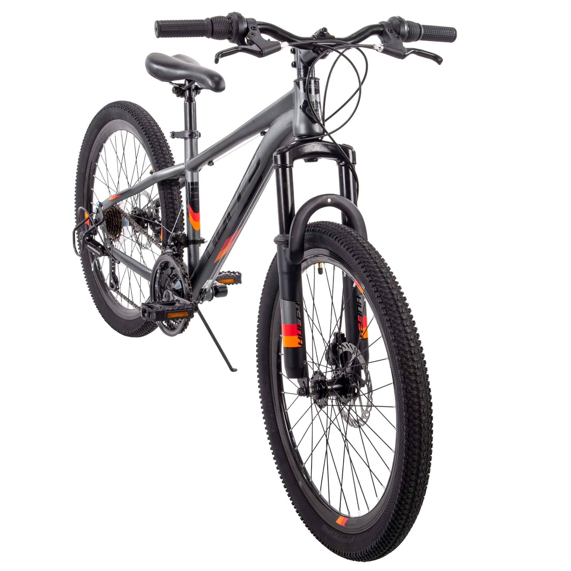 24 Scout Boys' Hardtail 21-Speed Mountain Bike with Disc Brakes