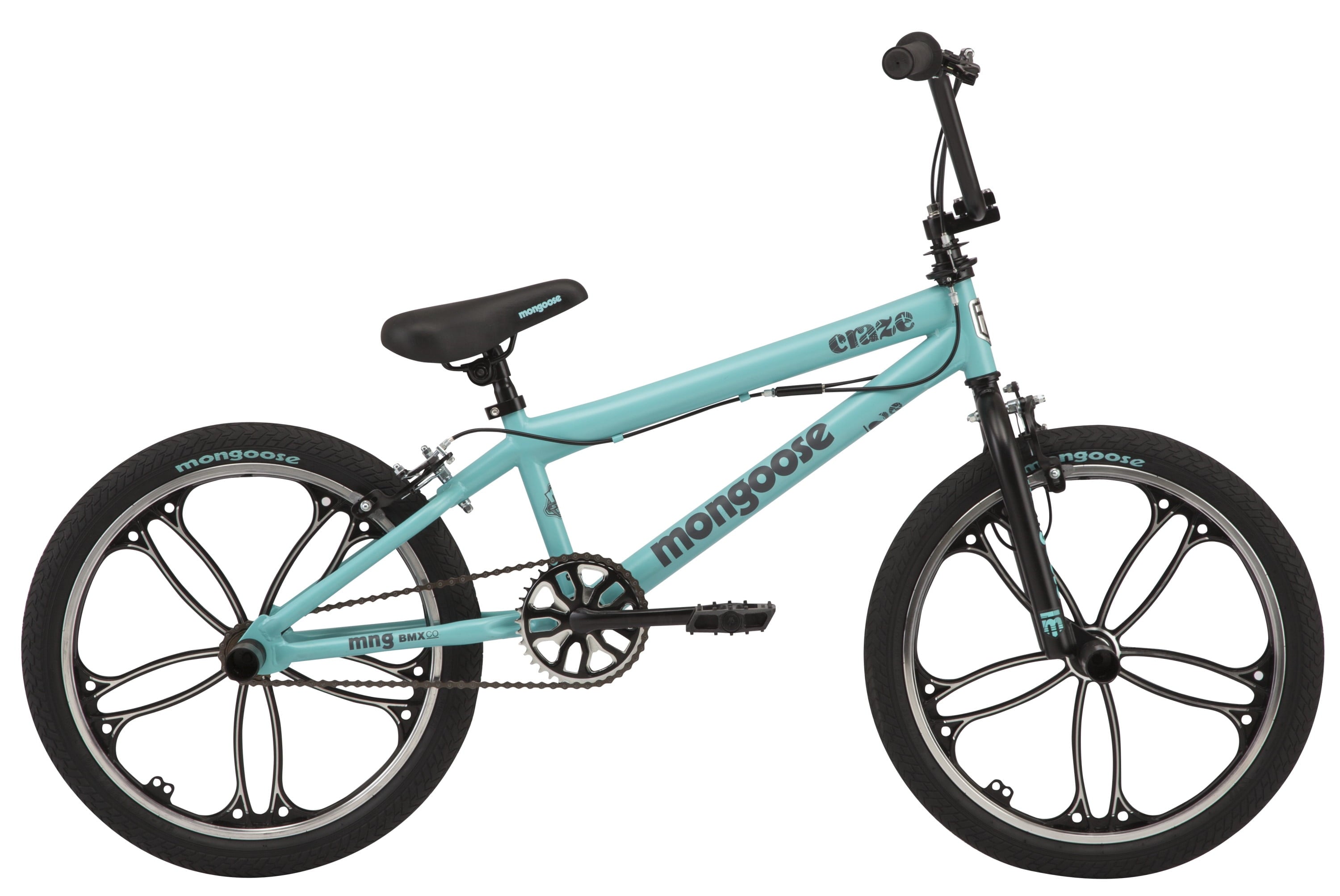 20 Craze BMX Kid's Bike. Ages 6+. Black & Mint