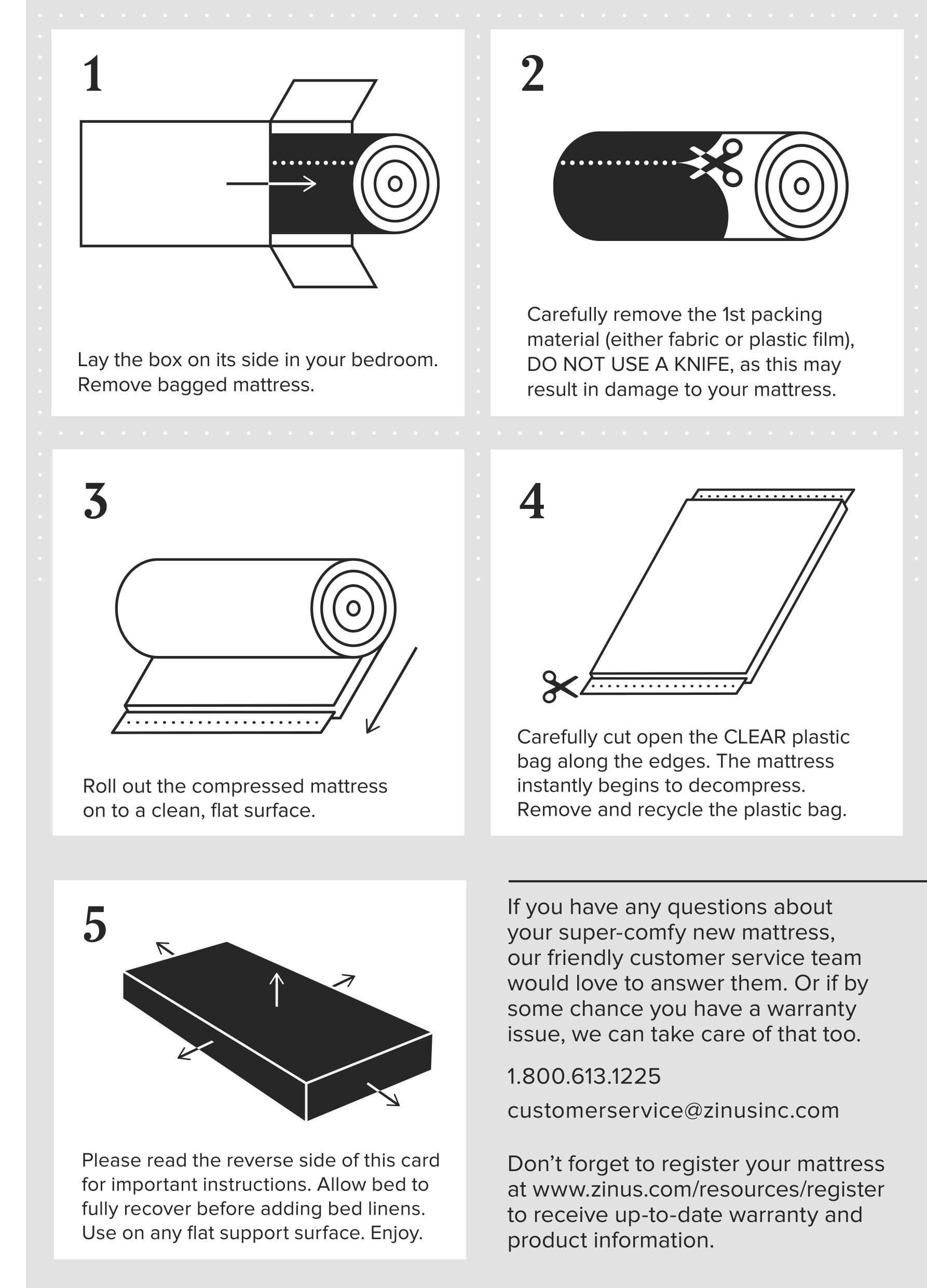 1 by Zinus Comfort 6 Innerspring Mattress. Full