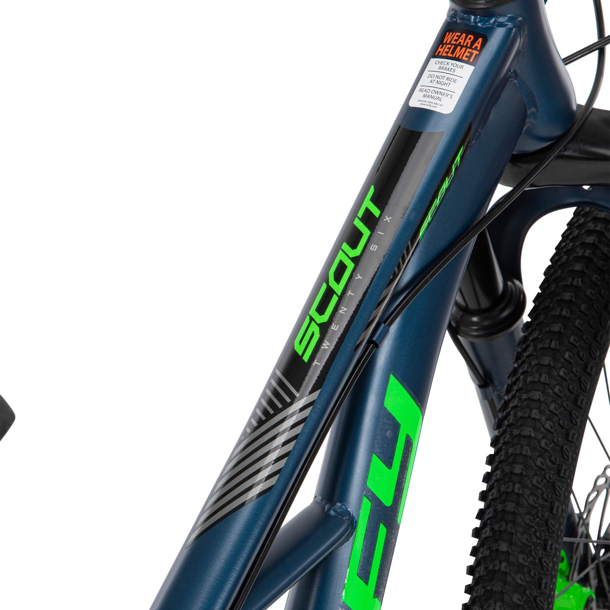 26-Inch Scout Men's 21-Speed Hardtail Mountain Bike. Denim Blue