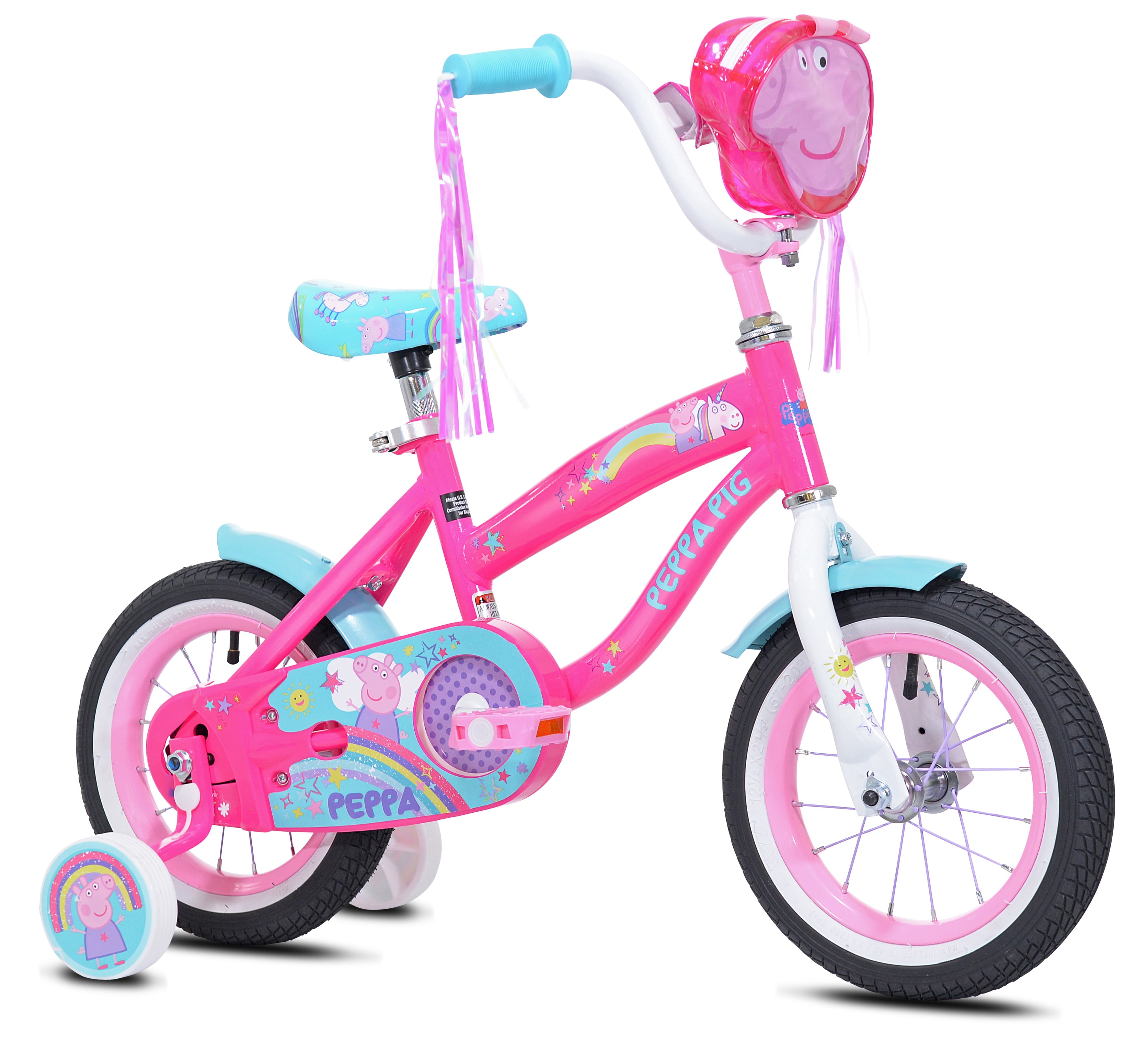 Bicycles Peppa Pig 12 Girl's Child Bicycle. Pink/Blue