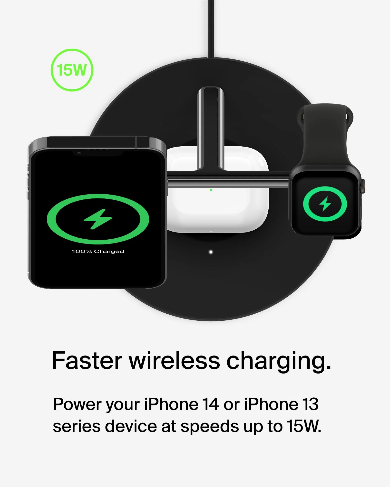 Belkin MagSafe 3-in-1 Wireless Charging Stand