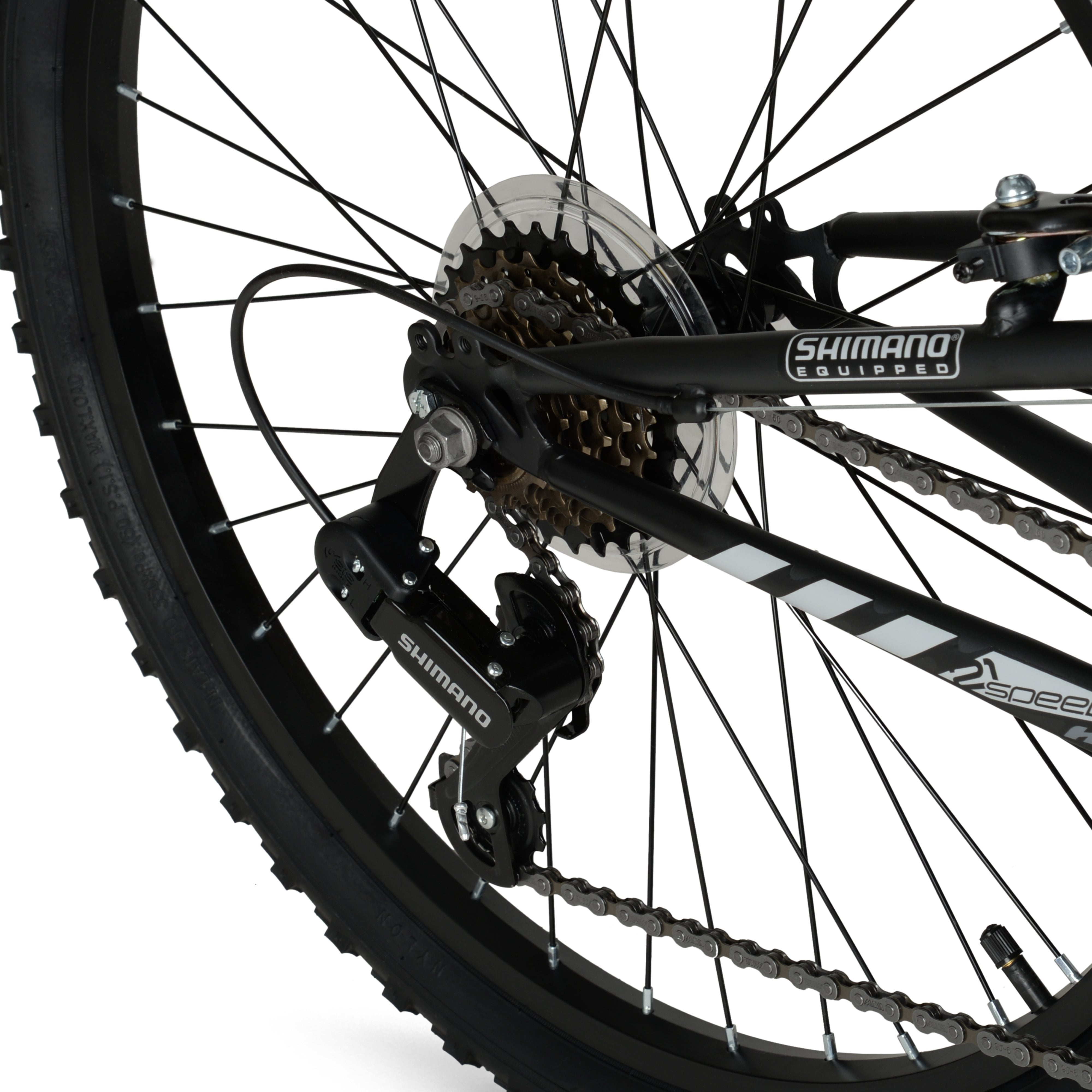 24 Men's Havoc Mountain Bike. Black
