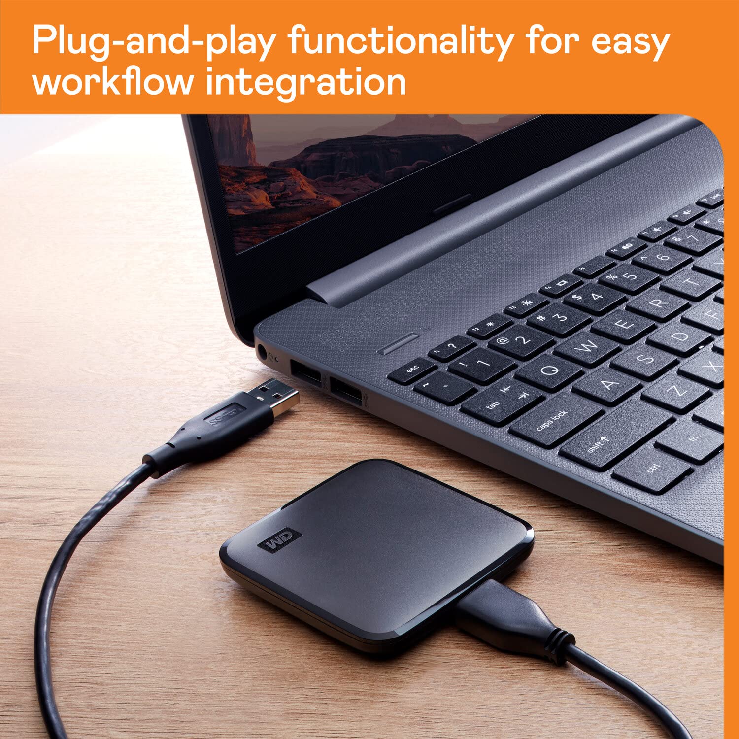 Western Digital 2TB Elements SE - Portable SSD. USB 3.0