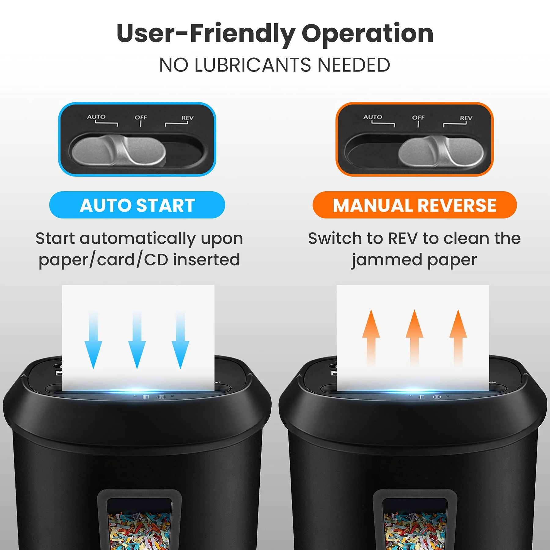 VidaTeco 14-Sheet Cross-Cut Paper Shredder