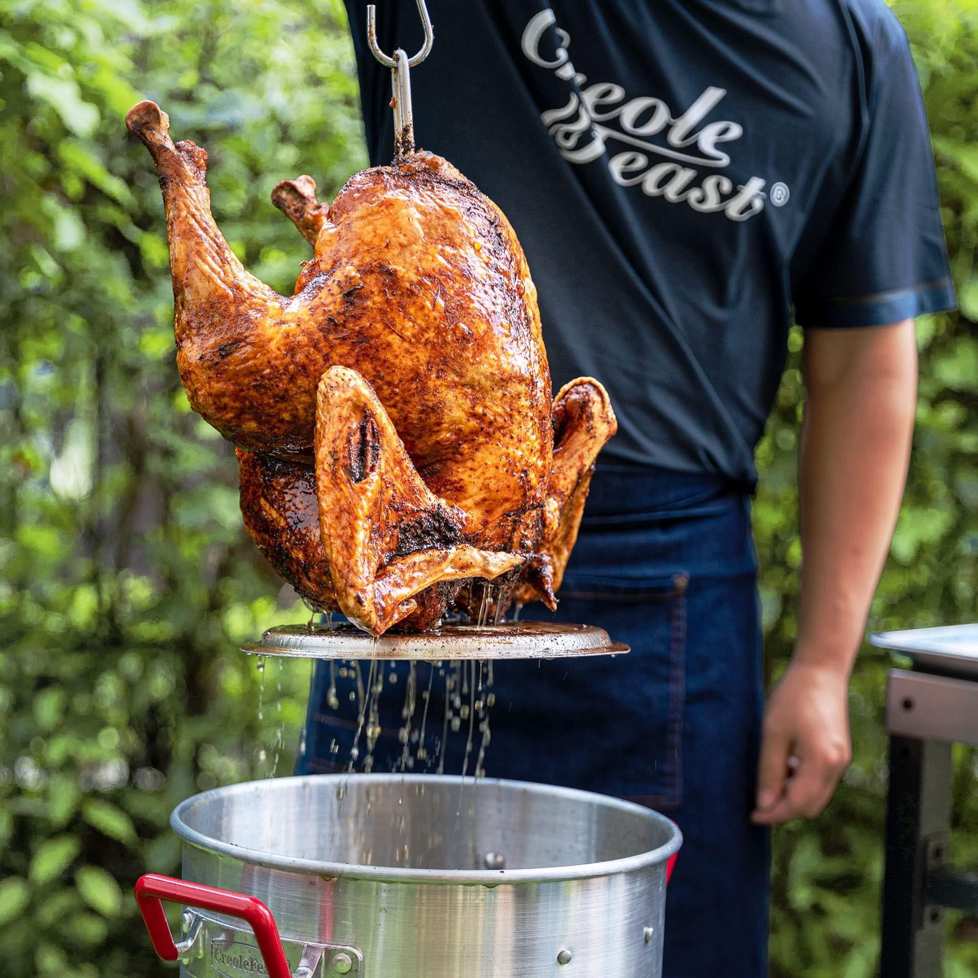 CreoleFeast Fish Fryer Boiler Steamer Set for Outdoor