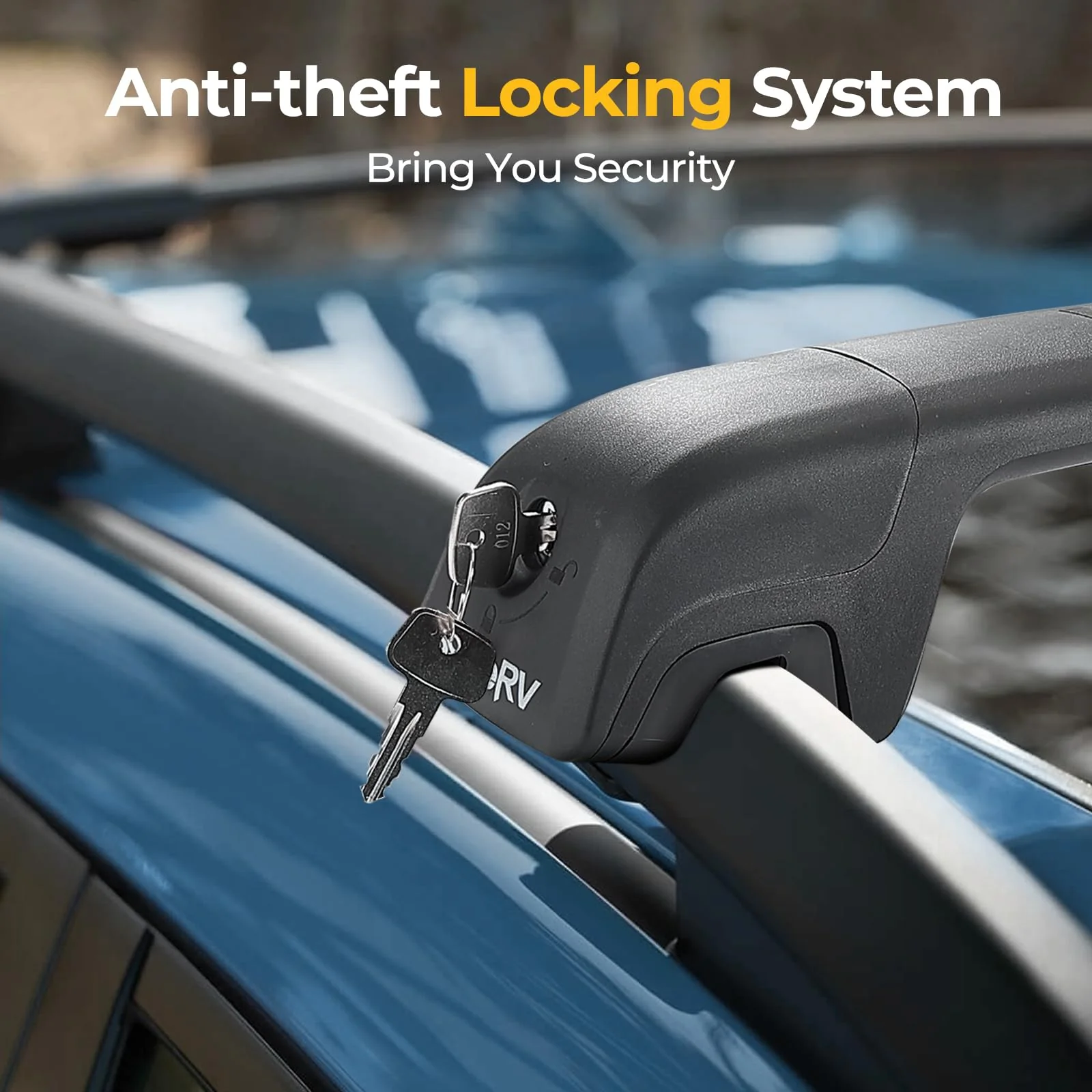 BougeRV Car Roof Rack Cross Bars Compatible with Lock