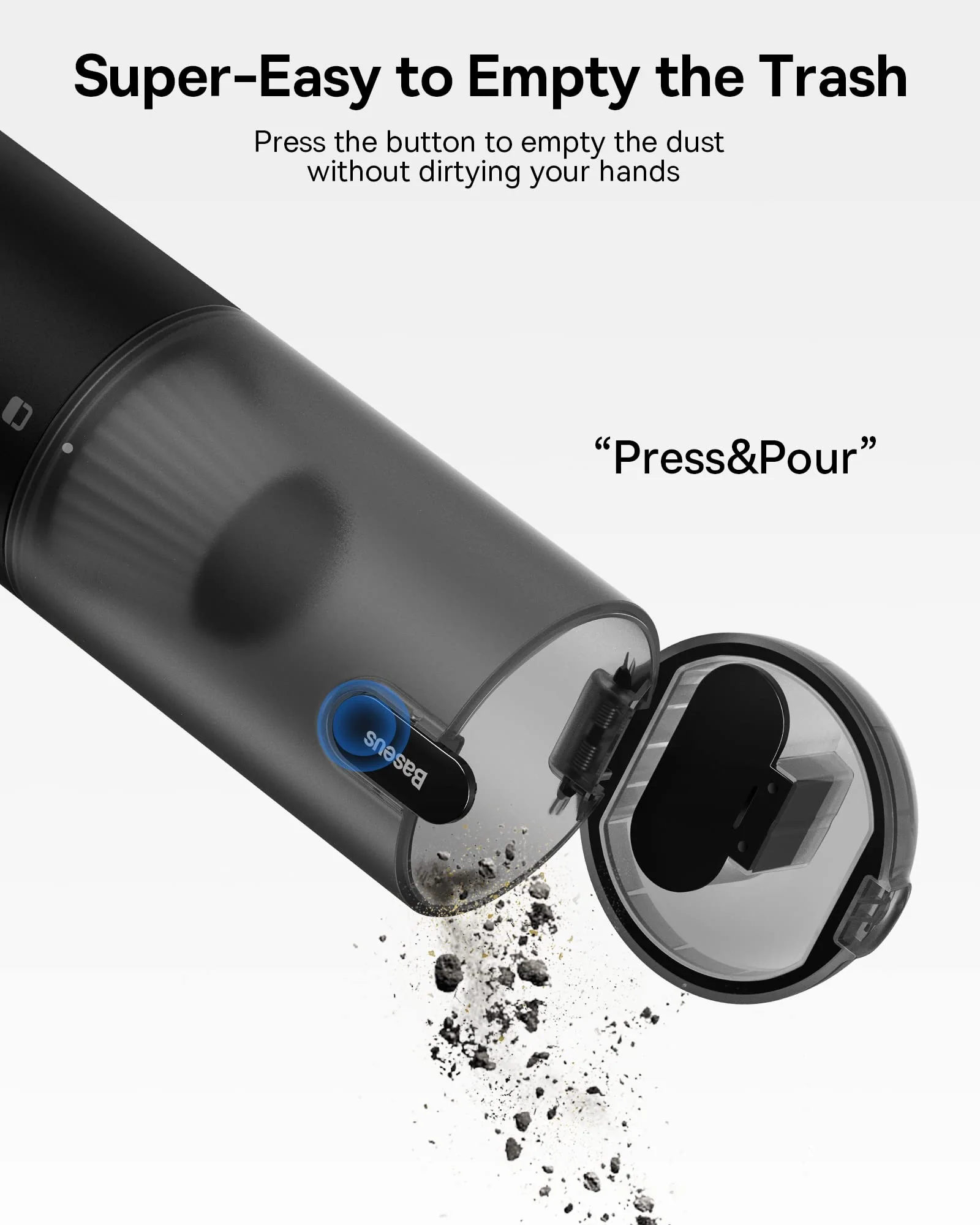 Baseus Portable Cordless Car Vacuum Cleaner High Power