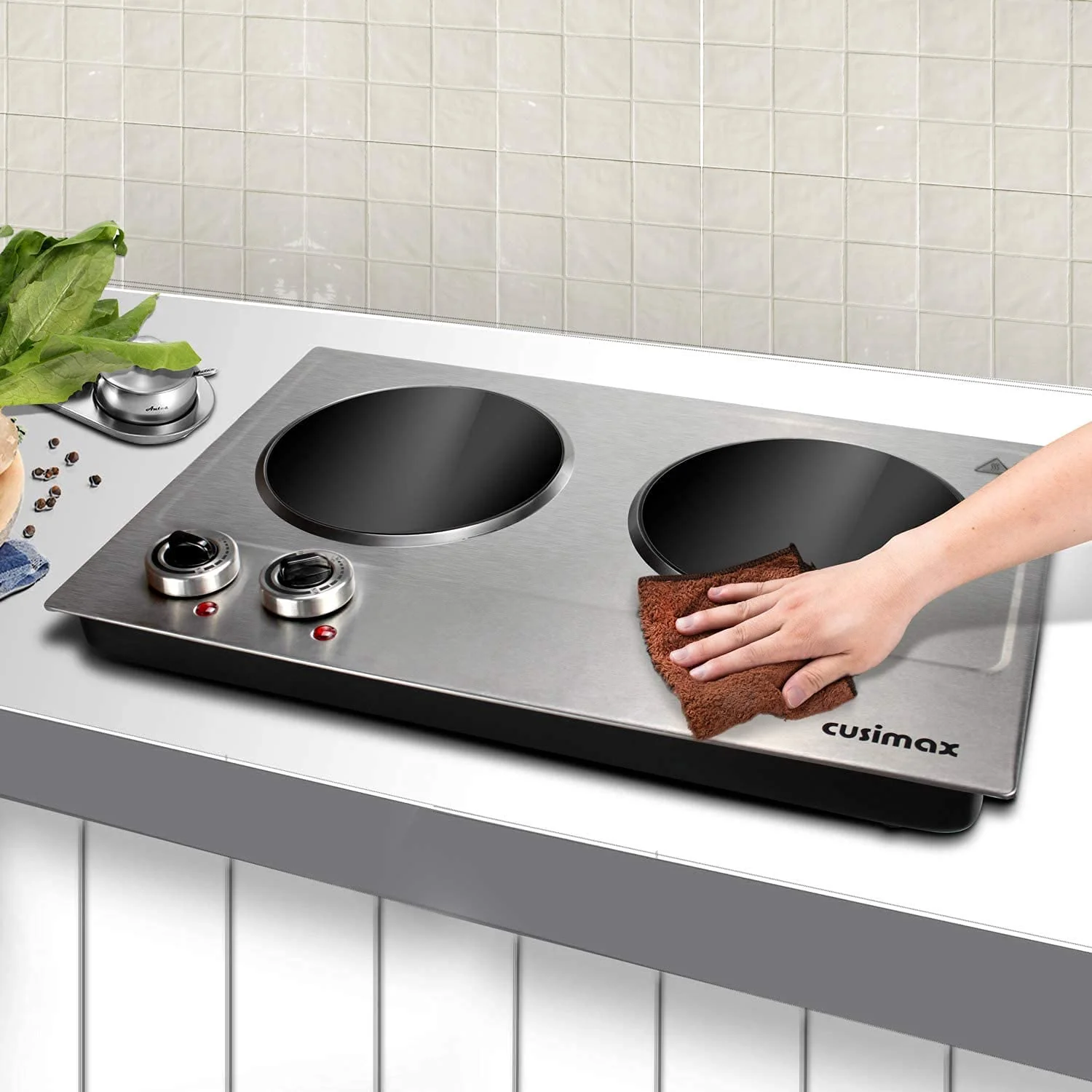 CUSIMAX 1800W Ceramic Electric Hot Plate for Cooking