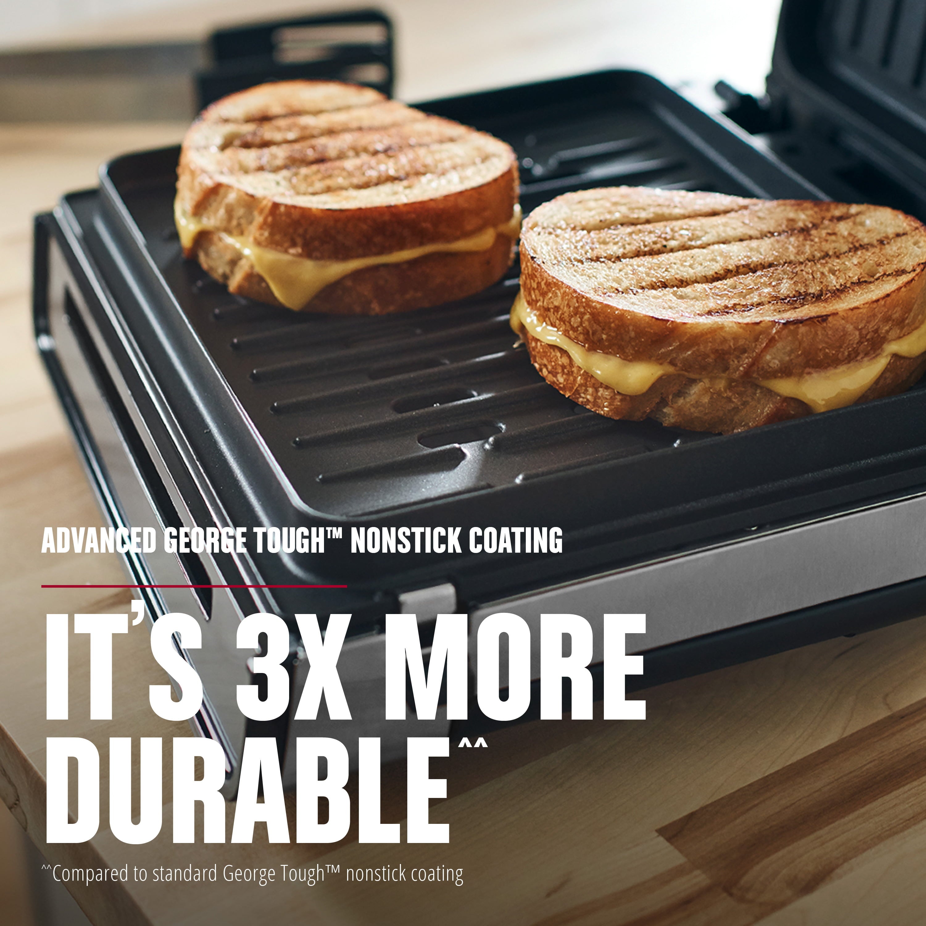 Foreman Contact Smokeless - Ready Grill. Family Size (4-6 Servings). GRS6090B-1