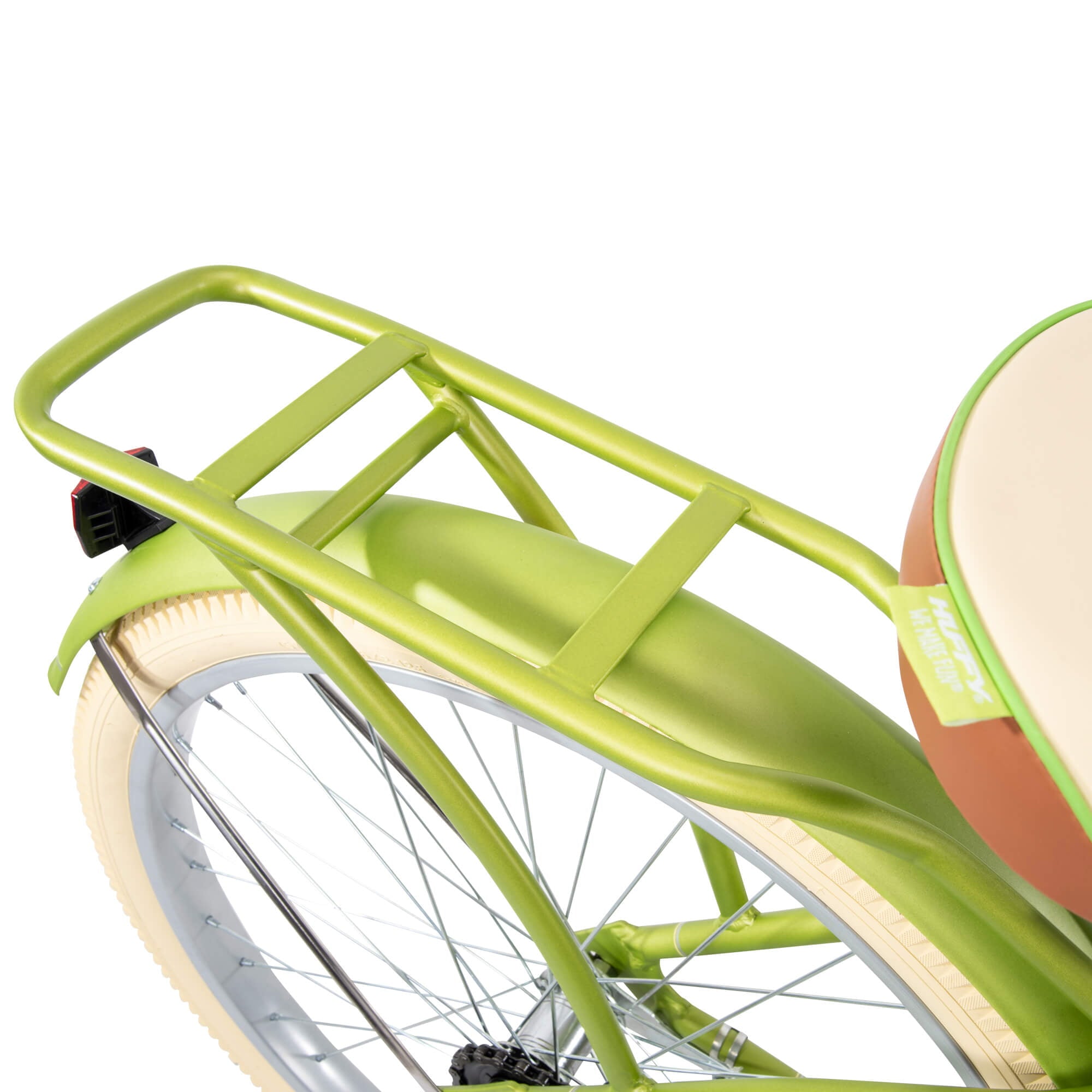 Nel Lusso Classic Cruiser Bike with Perfect Fit Frame. Women's. Green. 26