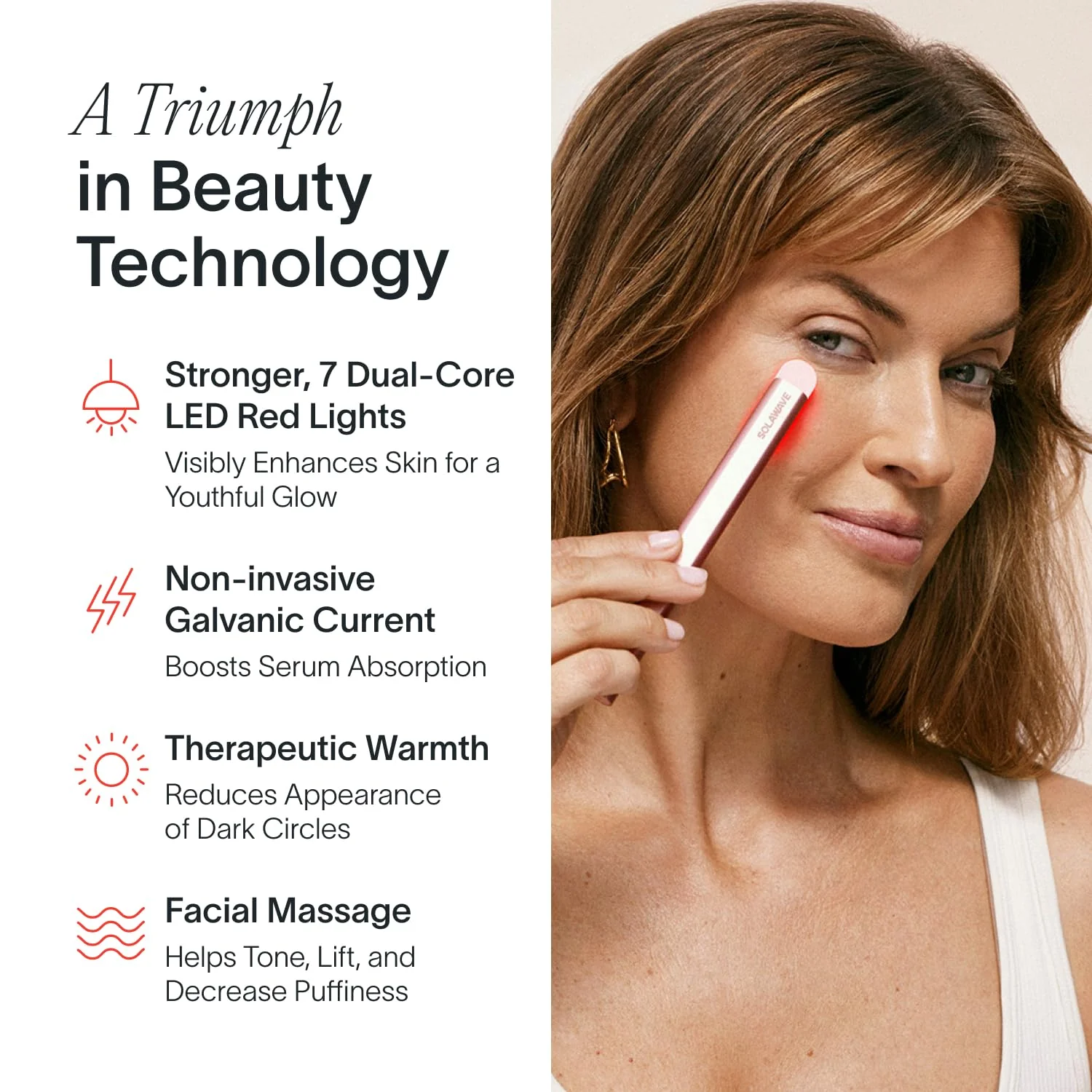 Solawave 4-in-1 Radiant Renewal Wand with Facial Massager