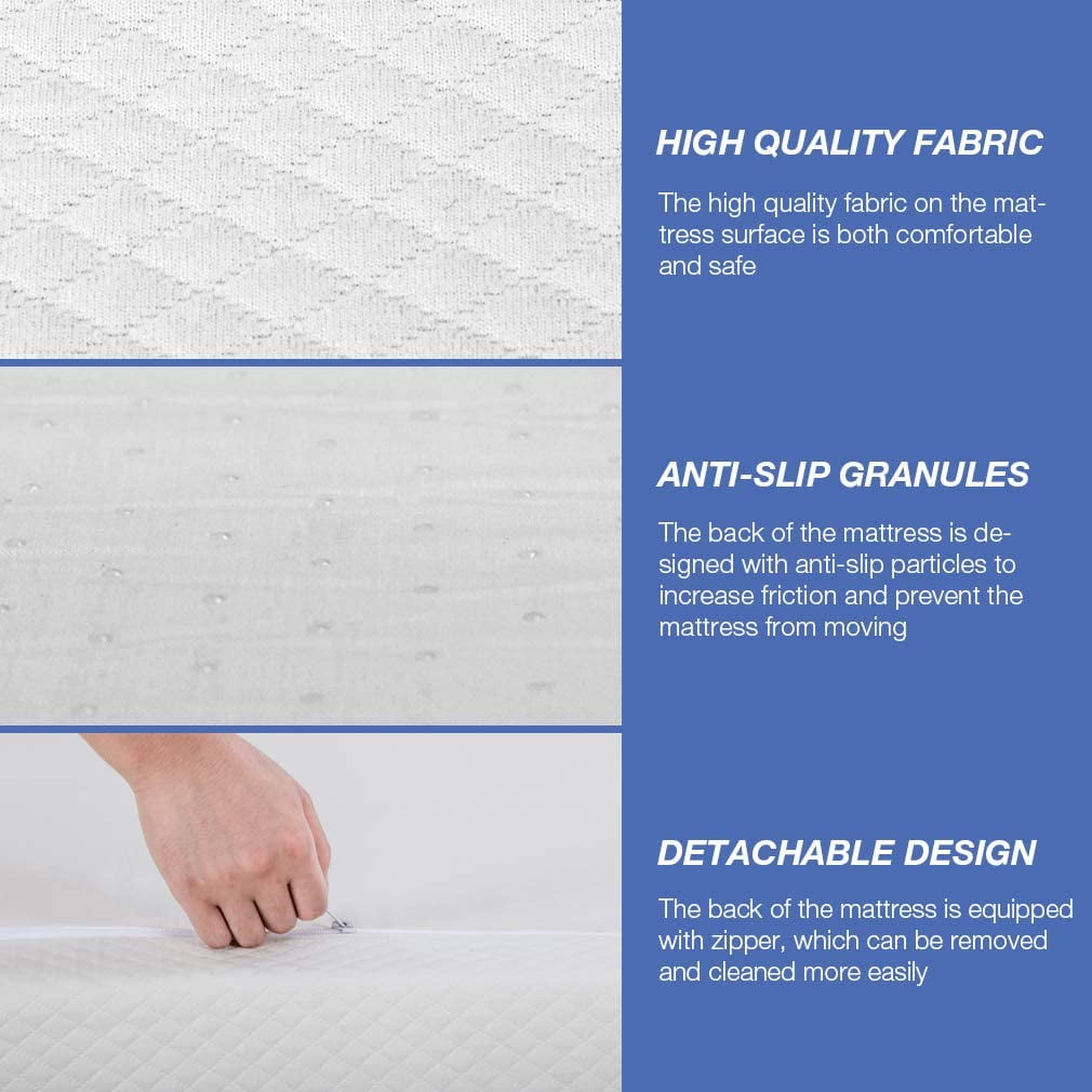 Mattress. 8-inch Gel Memory Foam Mattress Queen Size for Cool Sleep & Pressure Relief. Medium Firm Mattresses CertiPUR-US Certified/Bed-in-a-Box/Pressure Relieving. Queen Size