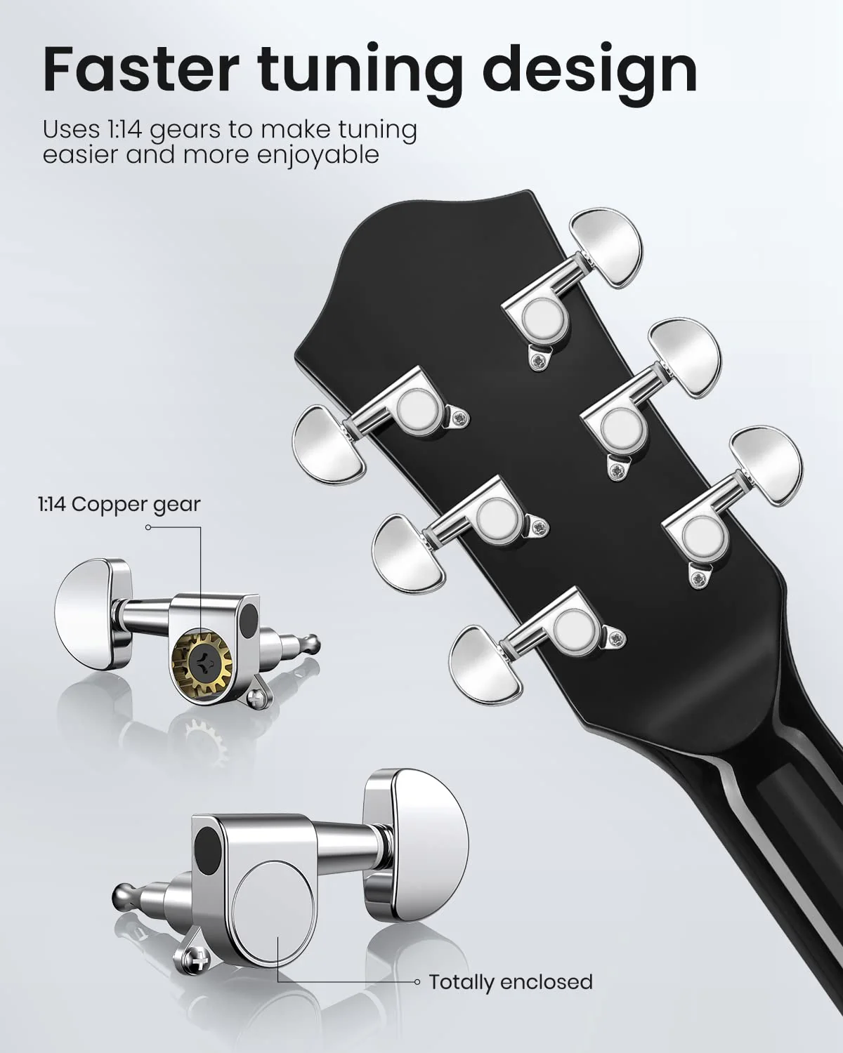 Moukey 41 Acoustic Guitar for Beginner Adult Teen