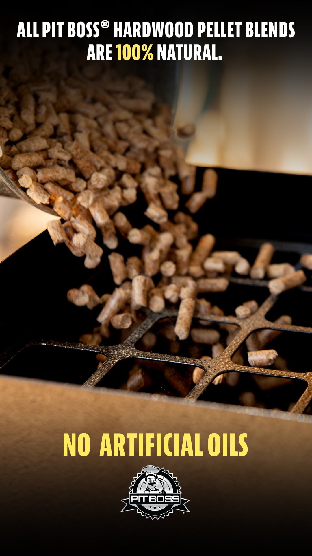 Boss 100% All-Natural Hardwood Competition Blend BBQ Grilling Pellets. 40 Pound Bag