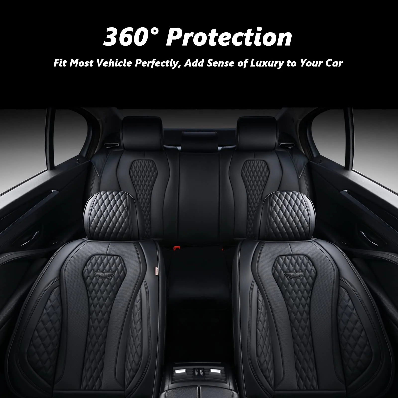Coverado Waterproof Car Seat Covers Full Set
