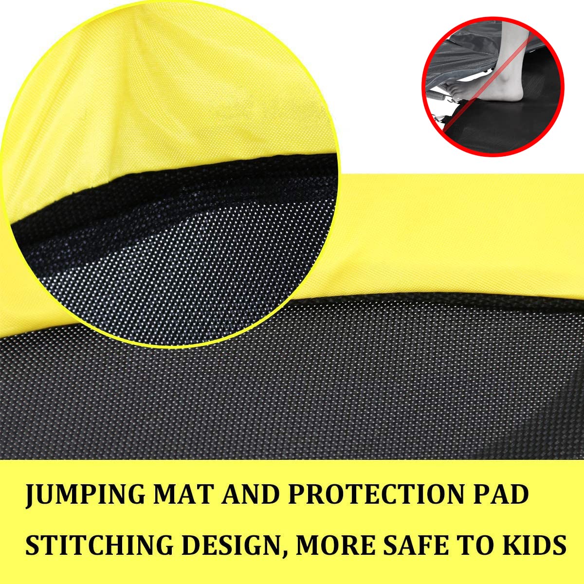 LANGXUN 60 5ft Mini Toddler Indoor & Outdoor Trampoline