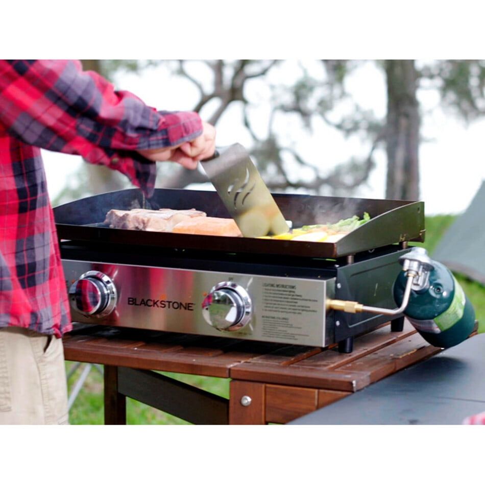 22 in. W Stainless Steel  Nonstick Surface Griddle