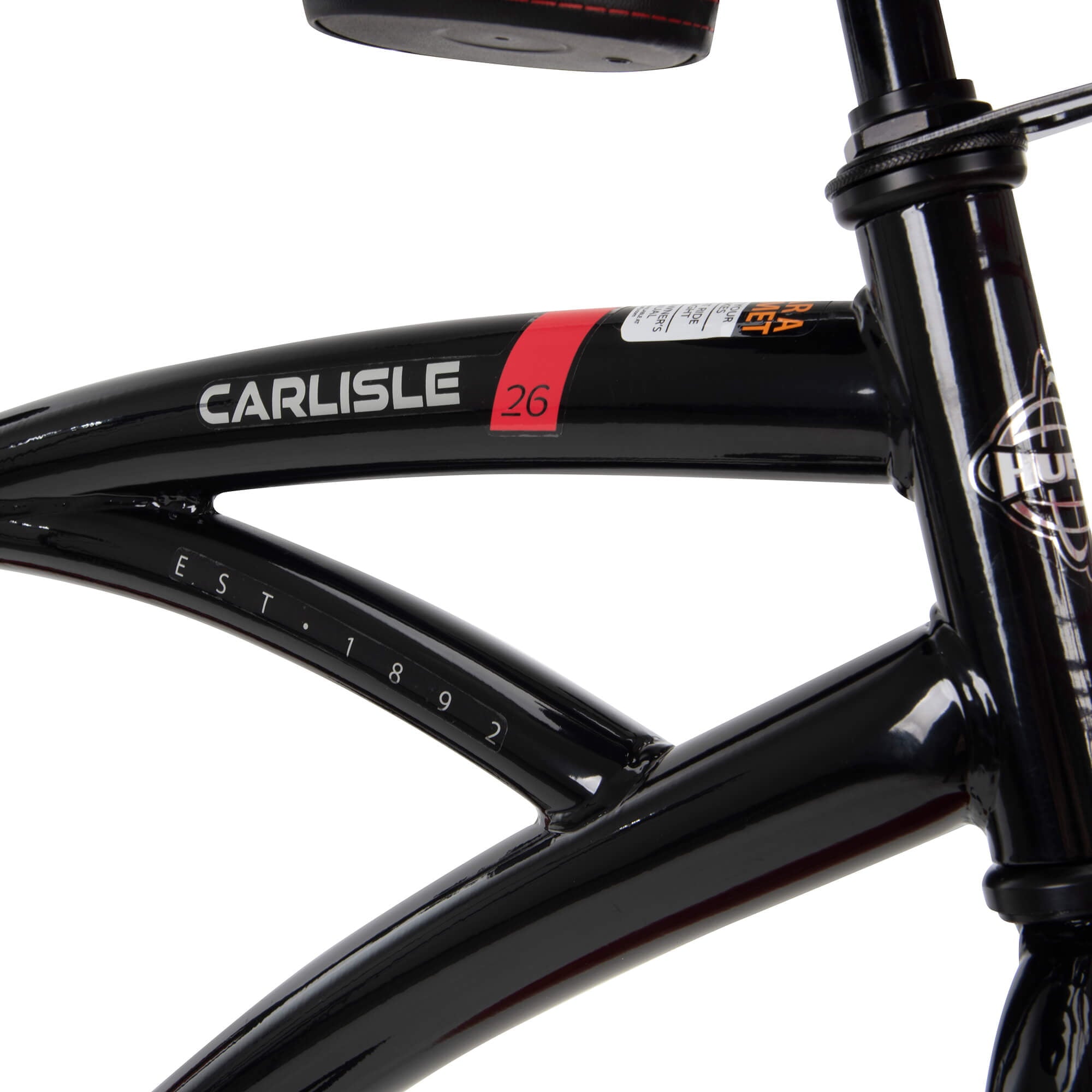 26 In. Carlisle Men¡¯s Comfort Cruiser Bike. Black