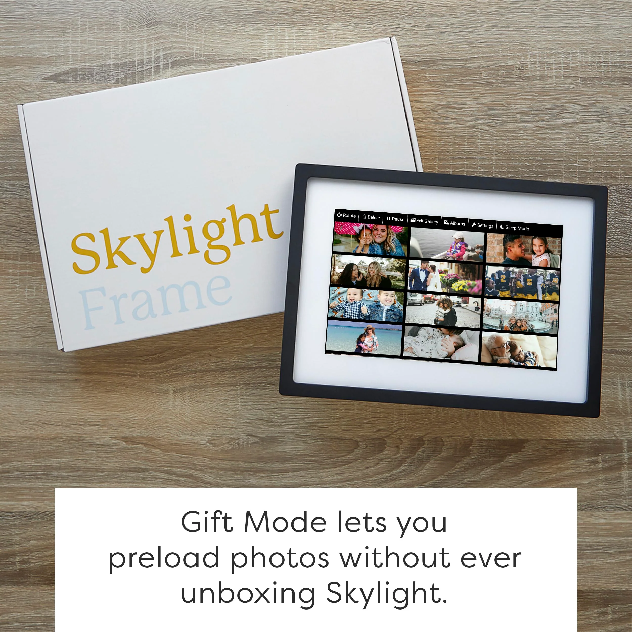 Skylight 10 Inch Black Digital Picture Frame