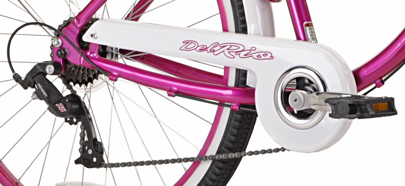 26 Del Rio Women's Cruiser Bike. Magenta