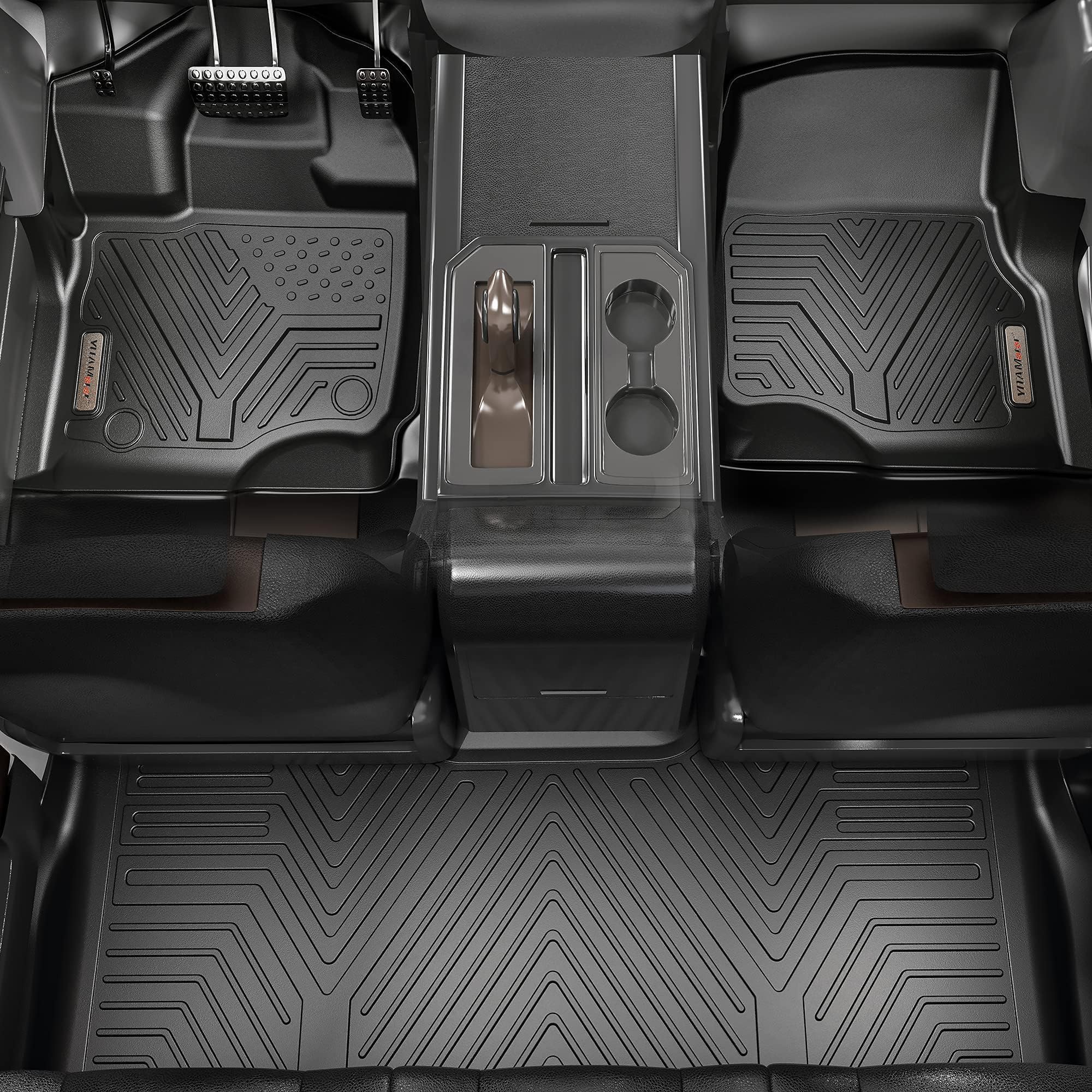 YITAMOTOR Floor Mats Compatible with 2015-2024 Ford F-150