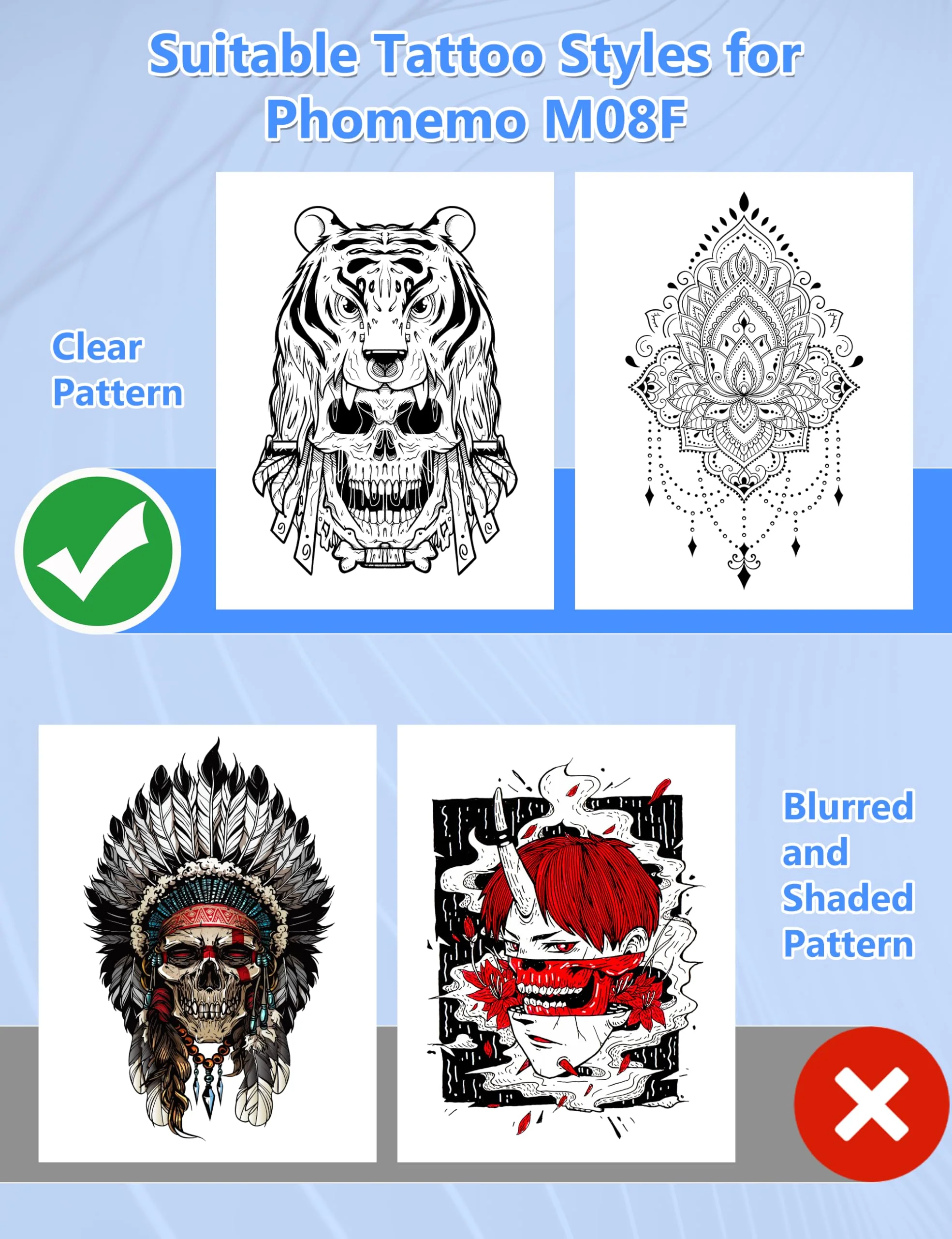 Phomemo M08F Wireless Tattoo Stencil Machines