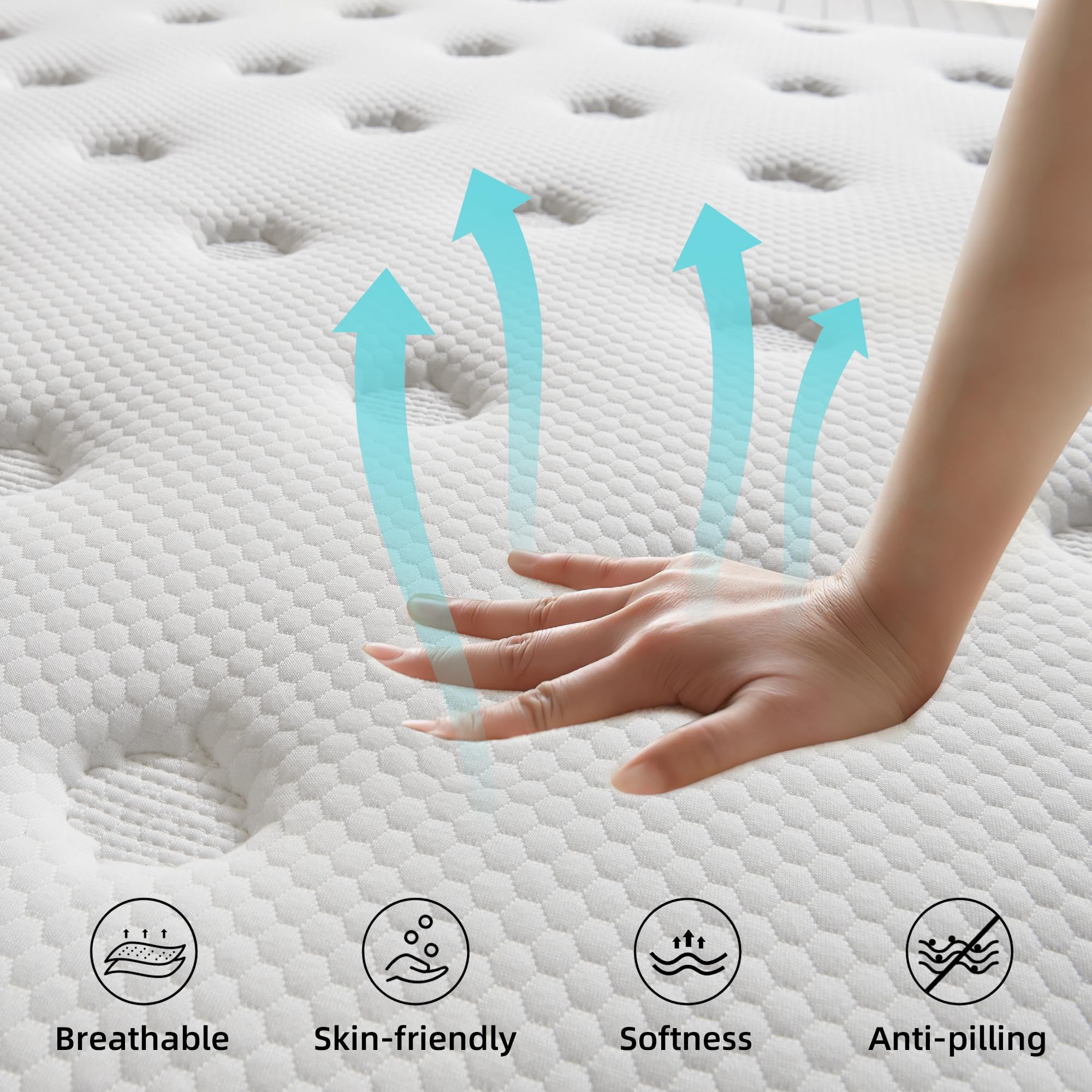 Sofree bedding 12 Inch Memory Foam Hybrid Mattress