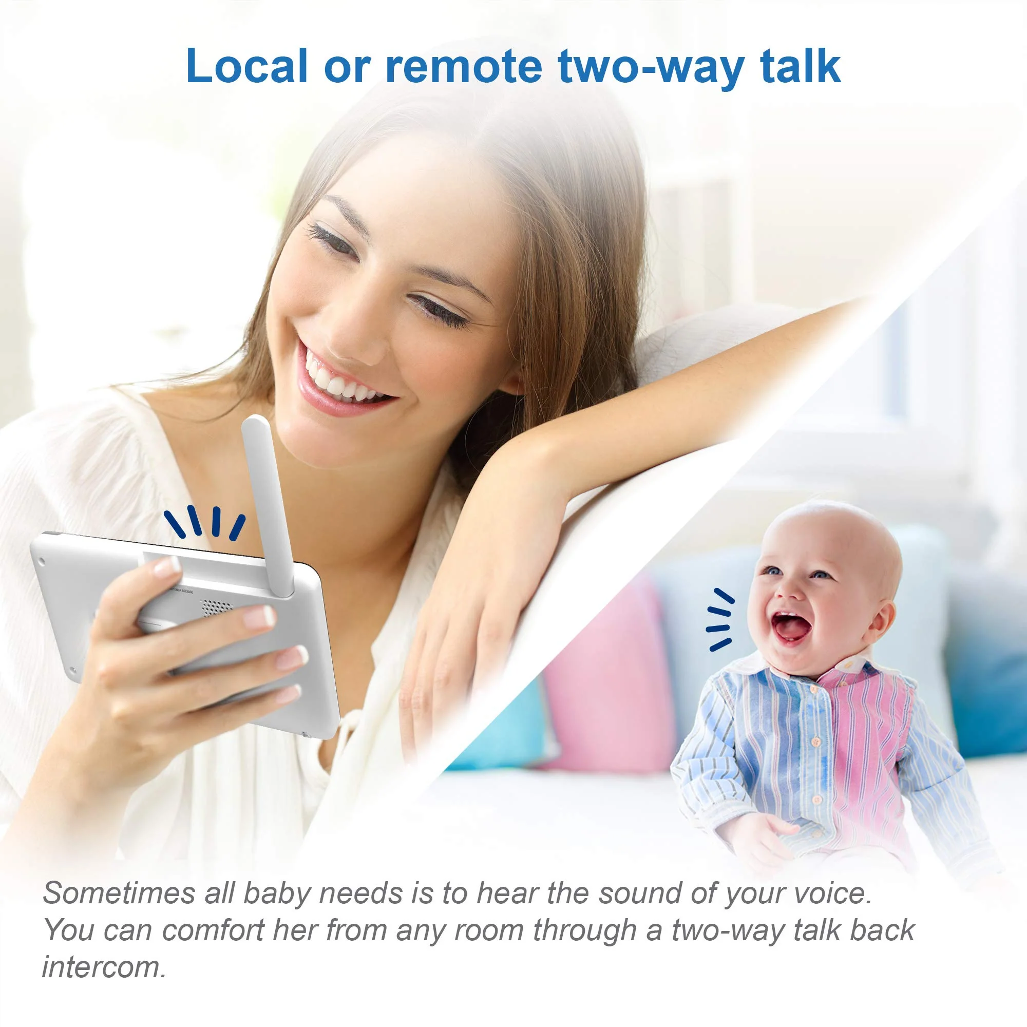 VTech Smart WiFi Baby Monitor. 5-inch 720p Display. 1080p Camera