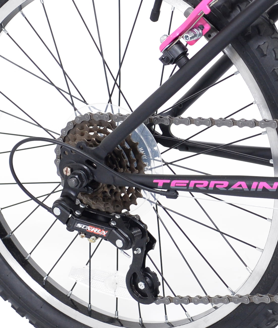 20-inch Girl's Kobra Mountain Child Bicycle. Black/Pink