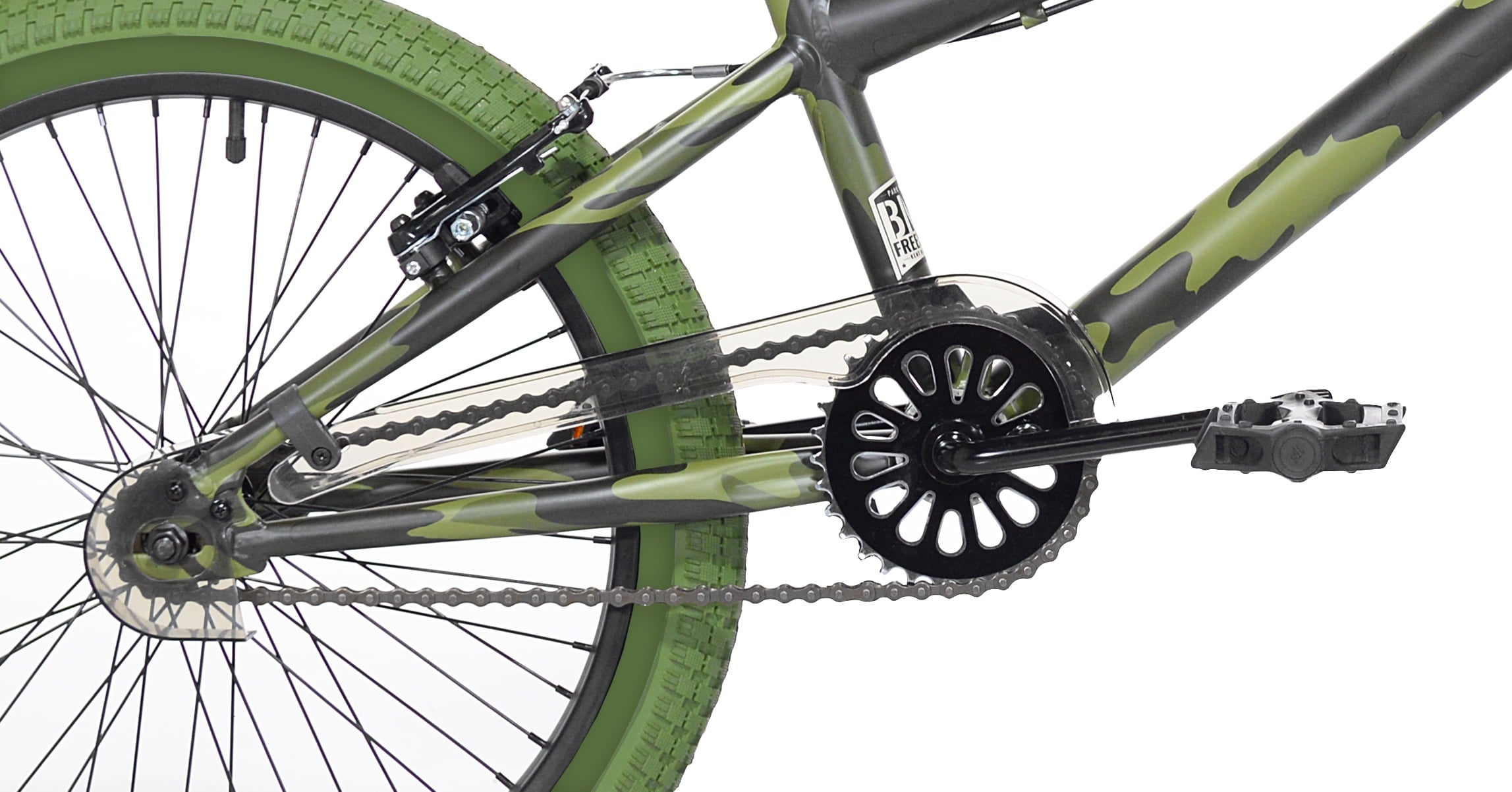 Bicycles 20 Incognito Boy's BMX Child Bicycle. Green Camouflage