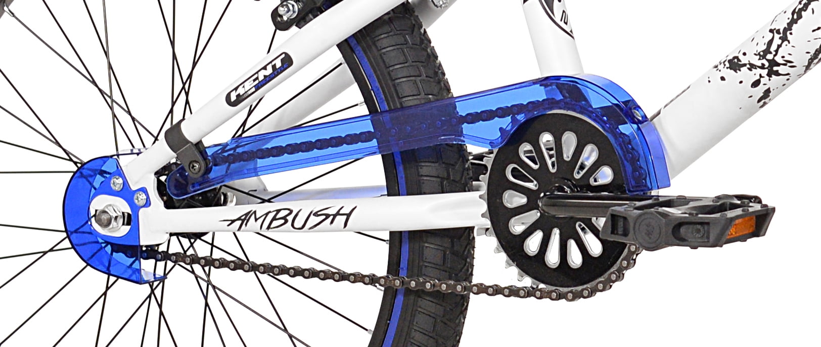 Bicycles 20 Boy's Ambush BMX Bike. Black/Blue
