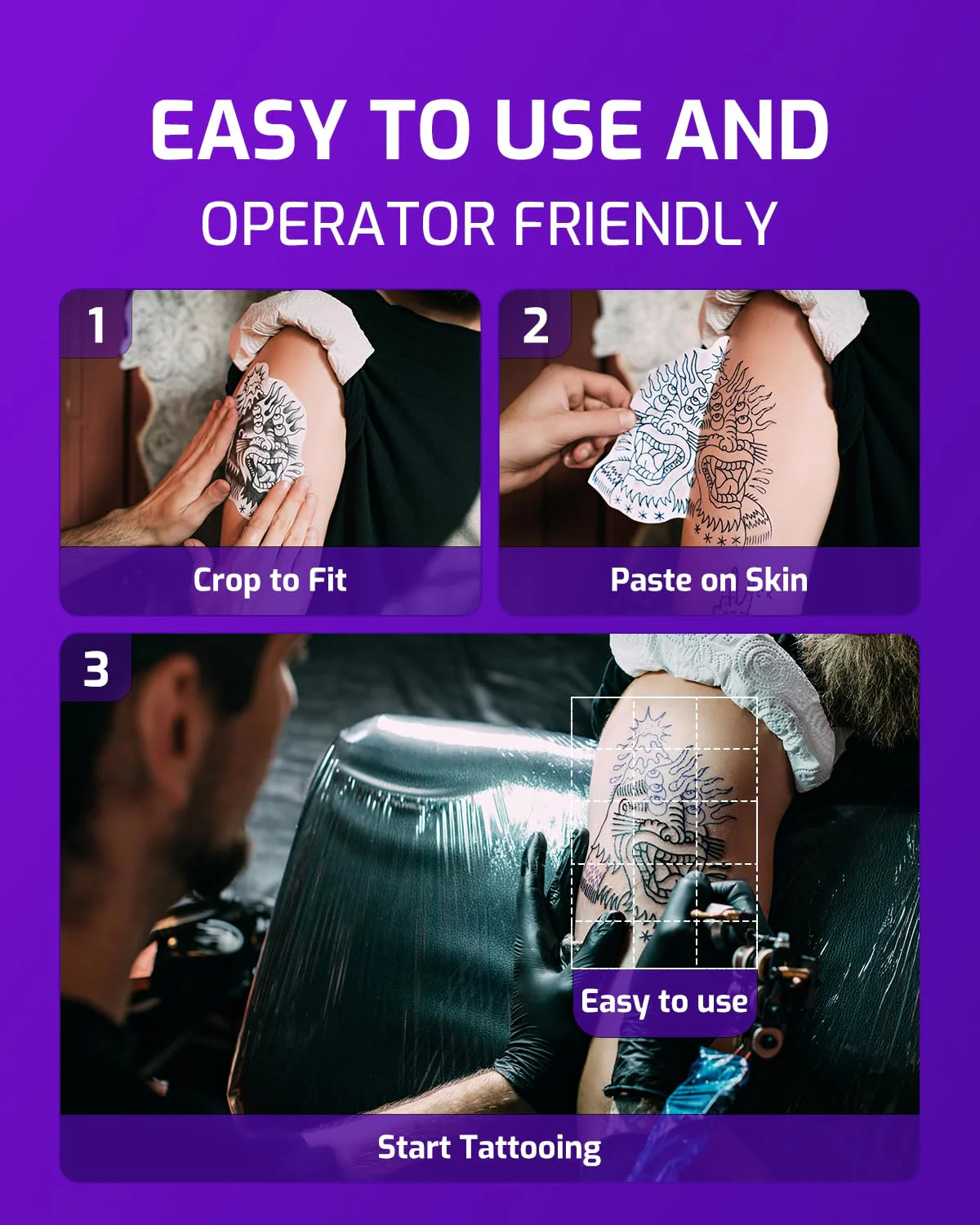 Phomemo M08F Wireless Tattoo Stencil Machines