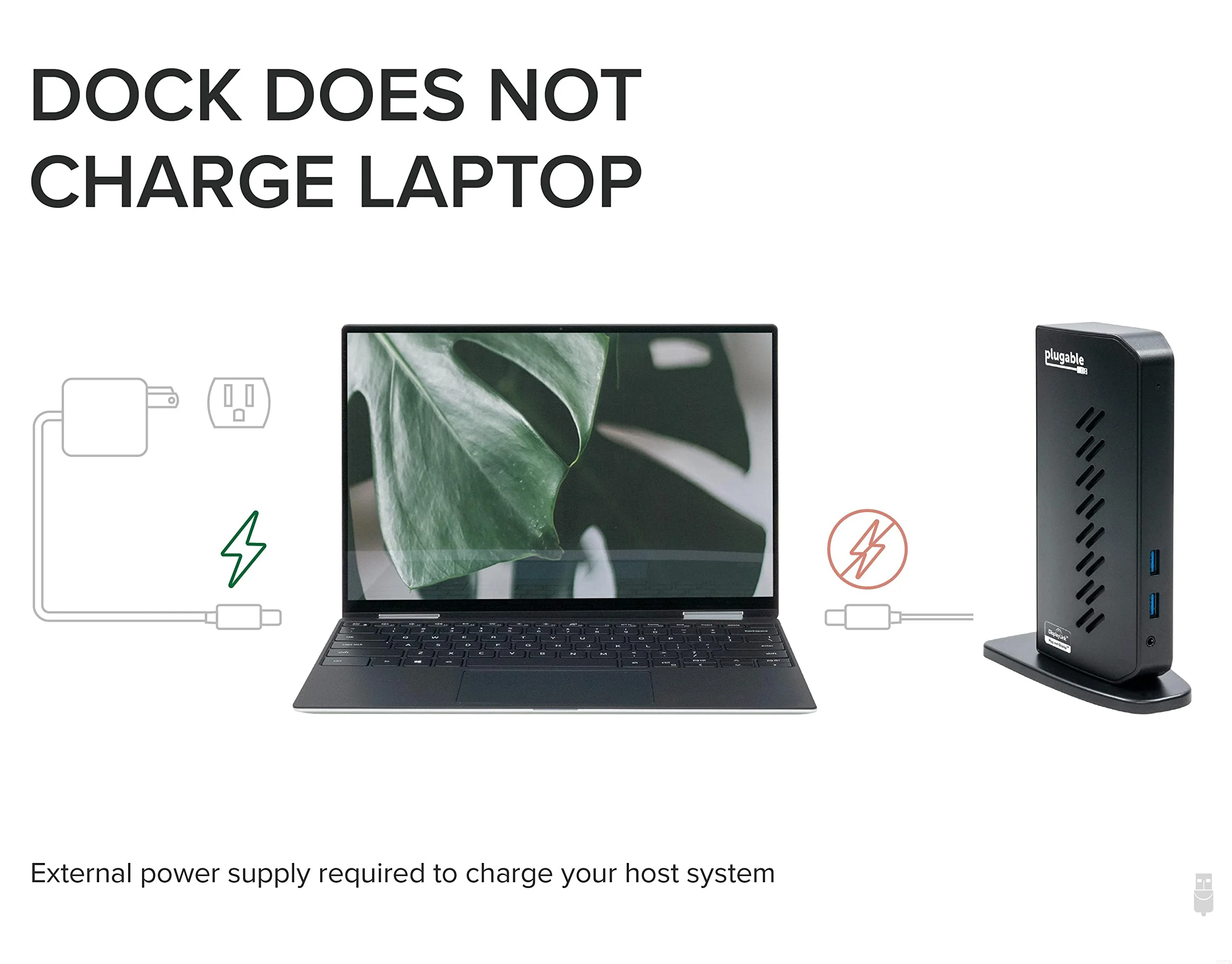 Plugable USB 3.0 and USB-C Universal Laptop Docking Station