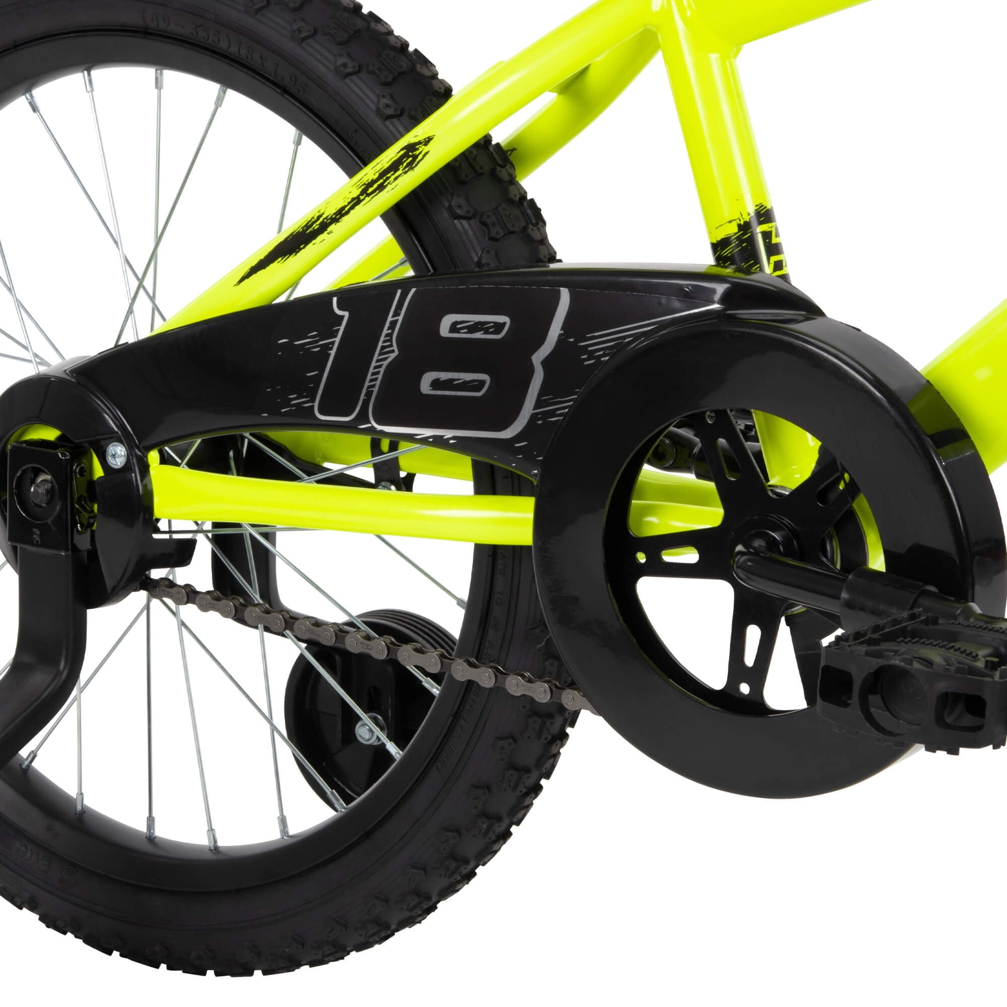 18 in. Rock It Boy Kids Bike. Neon Powder Yellow