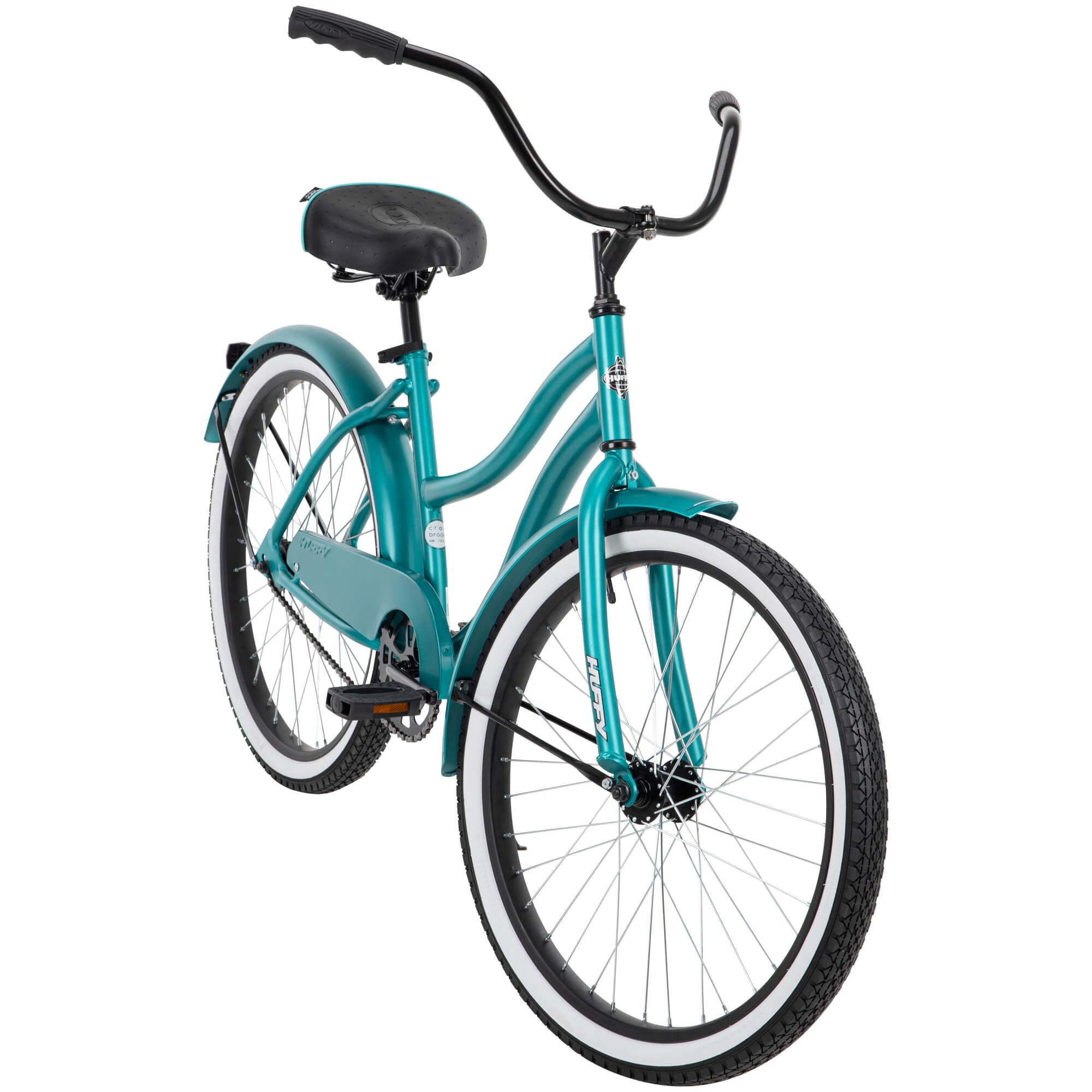 24¡± Cranbrook Girls Beach Cruiser Bike for Women. Emerald Green