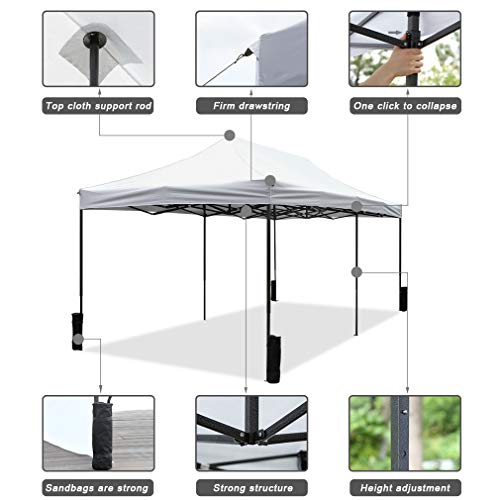 Pop Up Canopy 10x20 Canopy Tent Folding Protable Ez up Canopy Party Tent