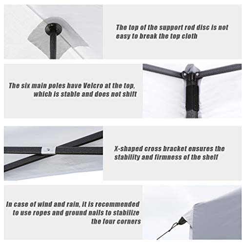 Pop Up Canopy 10x20 Canopy Tent Folding Protable Ez up Canopy Party Tent